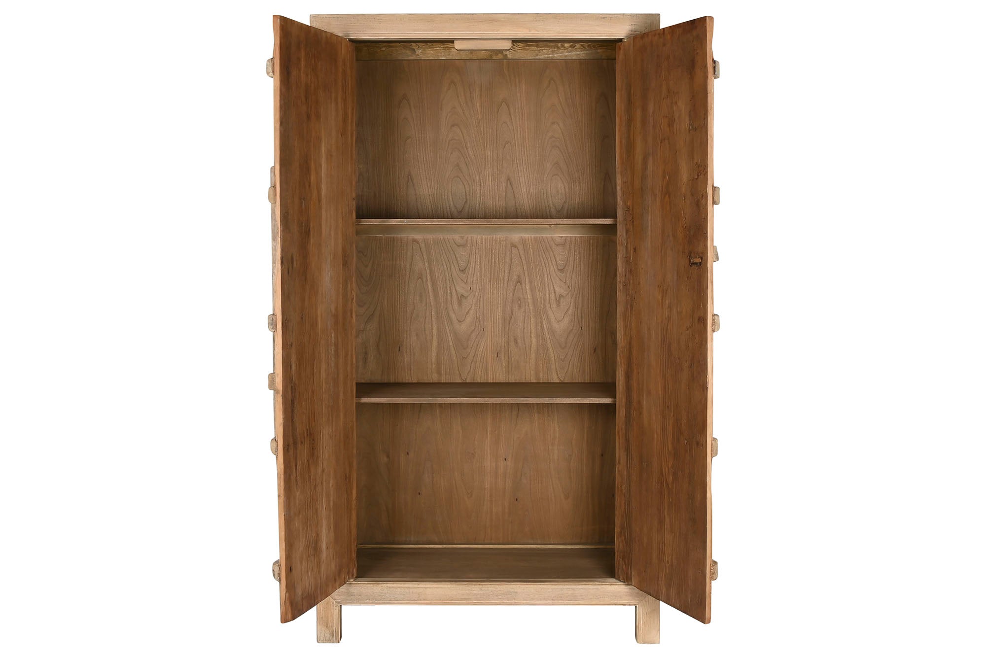 Solid Elm Wardrobe 115X48X210 Natural Natural