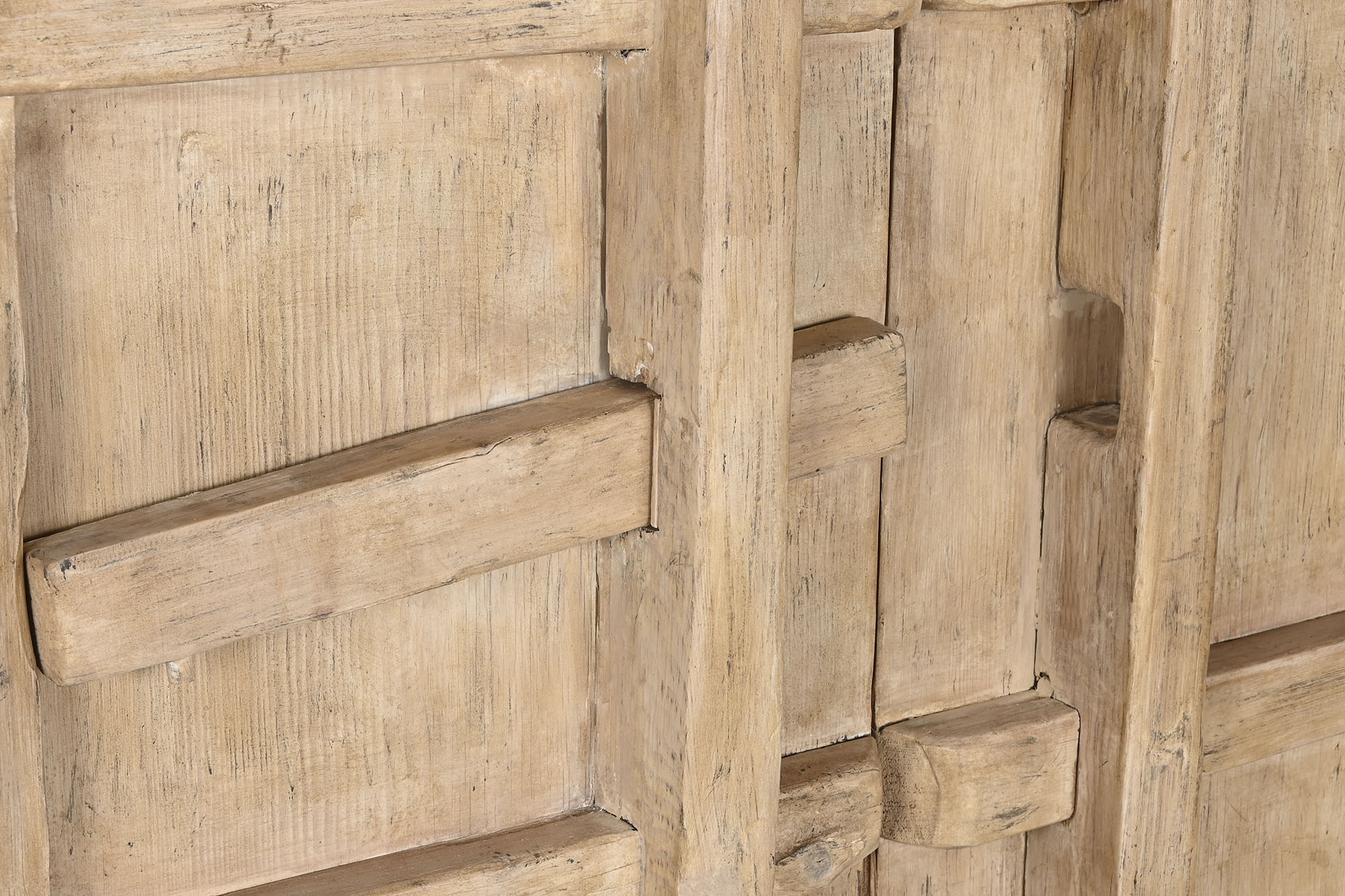 Solid Elm Wardrobe 115X48X210 Natural Natural