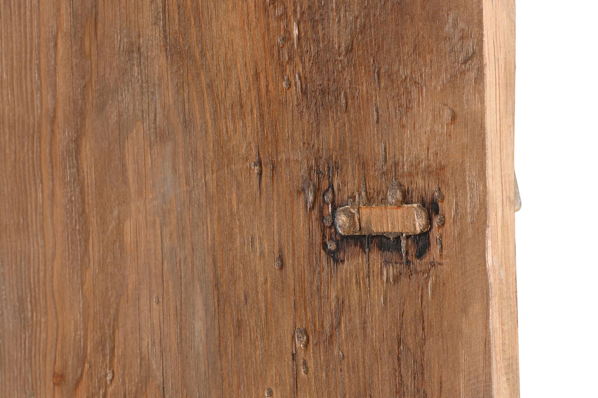 Solid Elm Wardrobe 115X48X210 Natural Natural