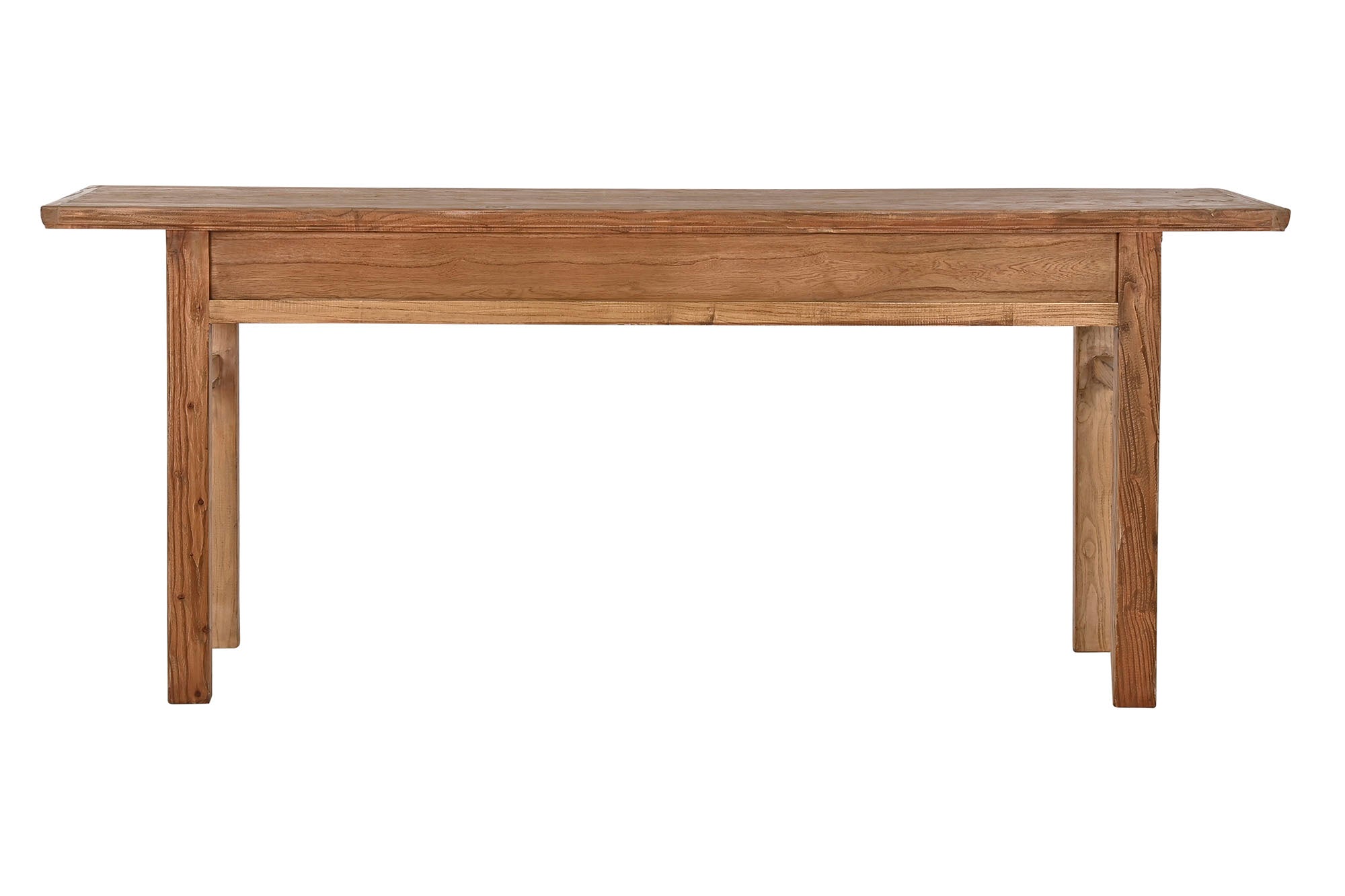 Console de olmo maciço 200x42x85 natural natural