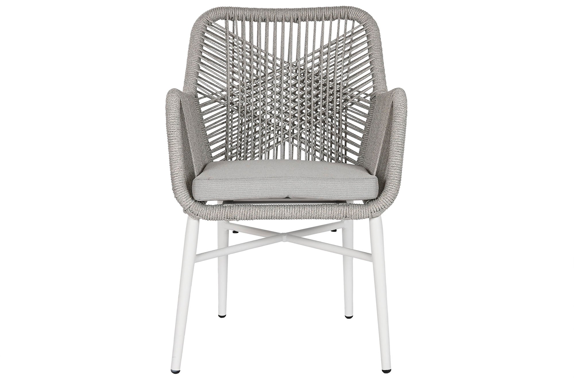 Synthetic Rattan Aluminum Chair 57x63x84 With Cushion