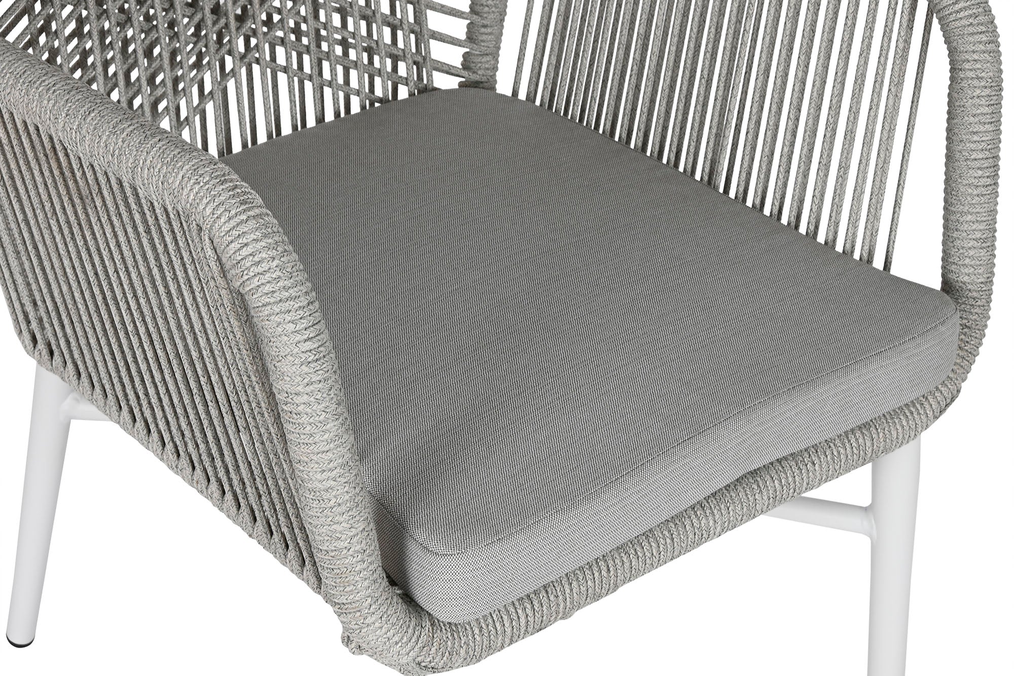 Synthetic Rattan Aluminum Chair 57x63x84 With Cushion