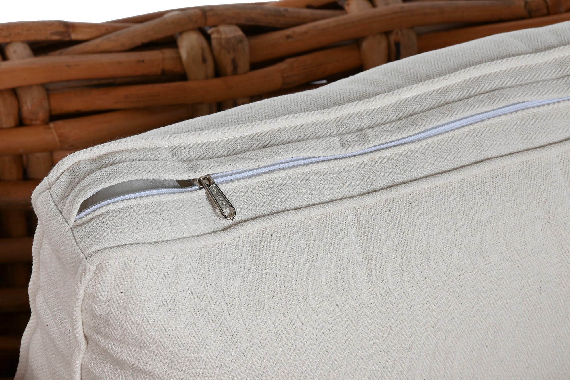 Sofa Set 4 Rattan 220X98X64 Includes Cushions Natural