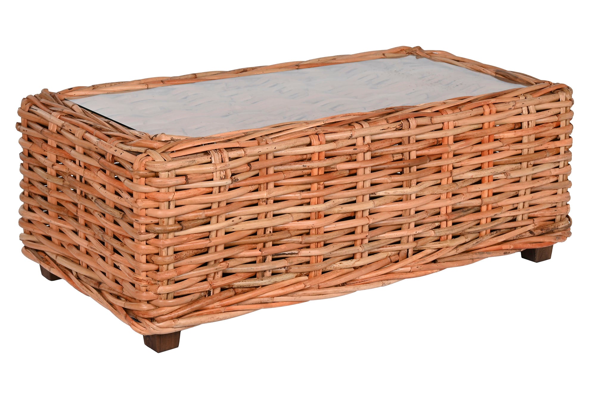 Sofa Set 4 Ratan 220X98X64 Incluye Cojines Natural