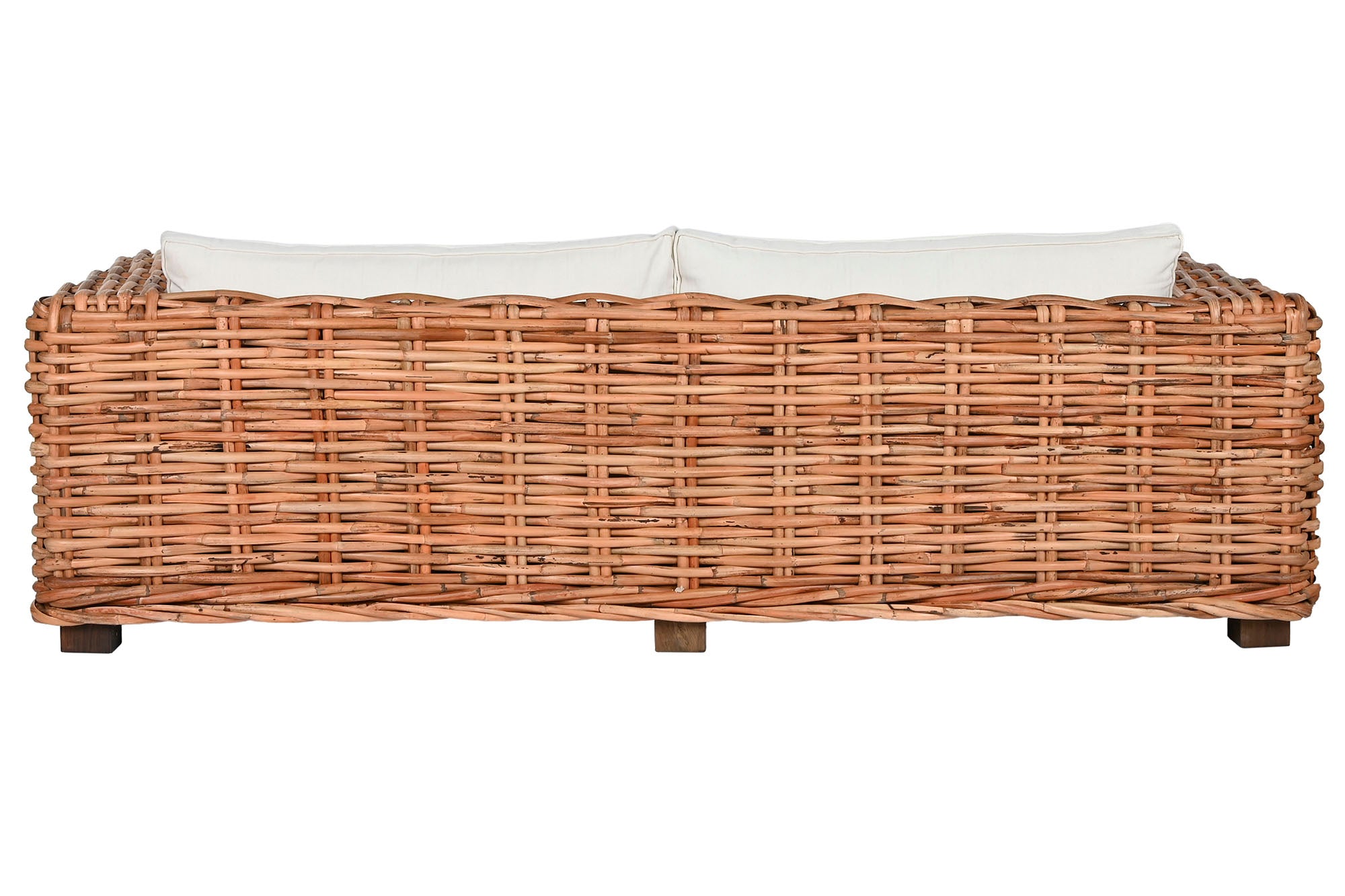 Sofa Set 4 Rattan 220X98X64 Includes Cushions Natural