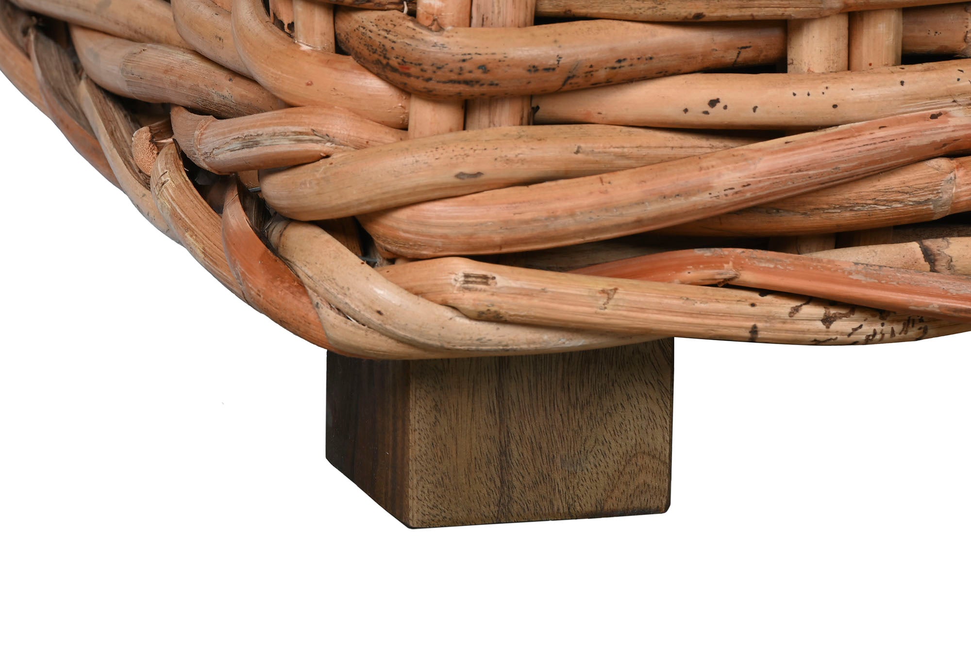 Sofa Set 4 Ratan 220X98X64 Incluye Cojines Natural