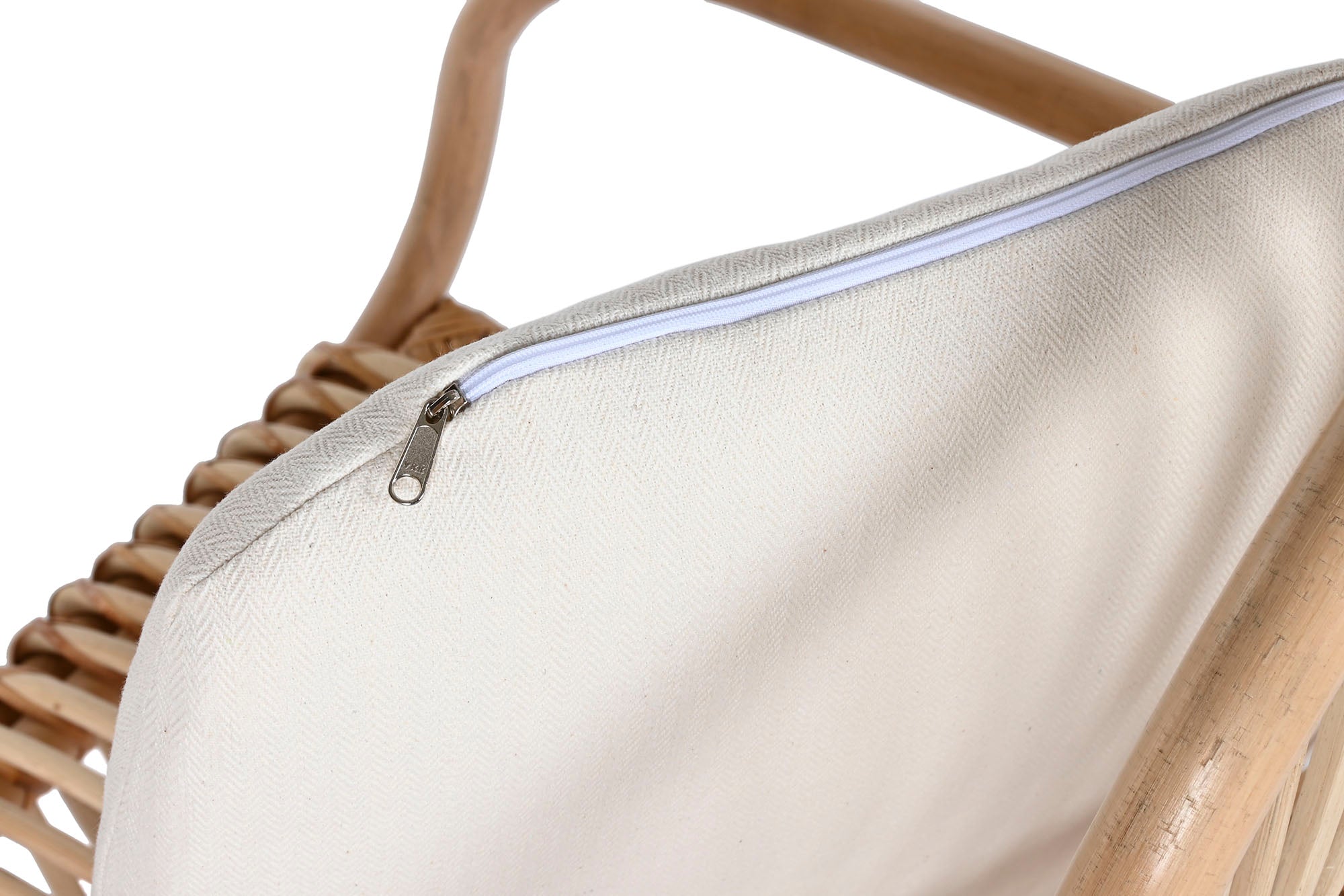 Rattan Chair 57x60x90 With Natural Cushion