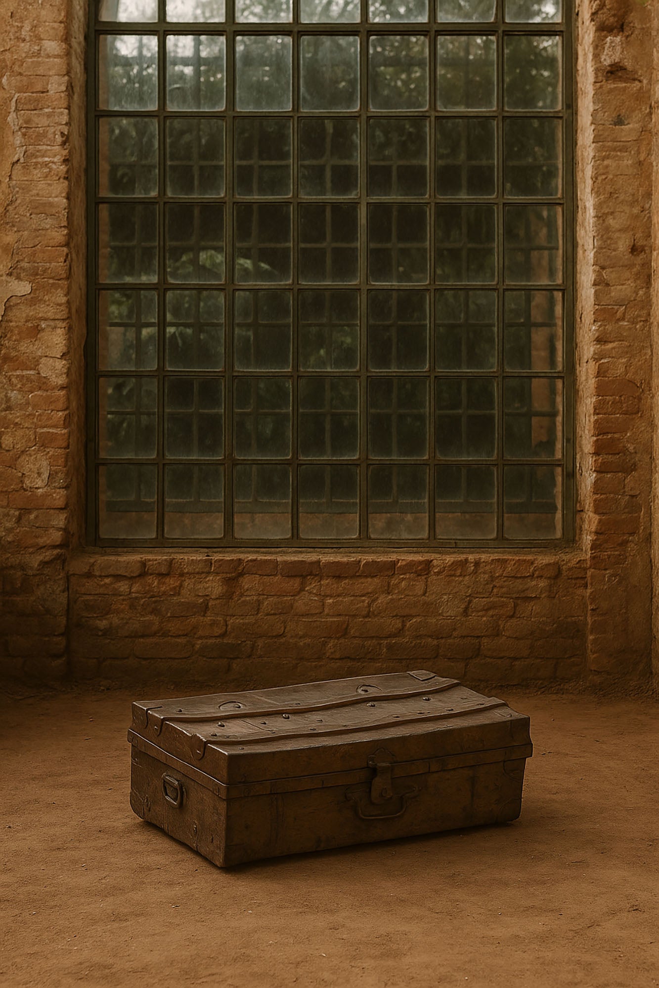 Mala de Ferro Metal 66X44X25 Peça Única Sortida