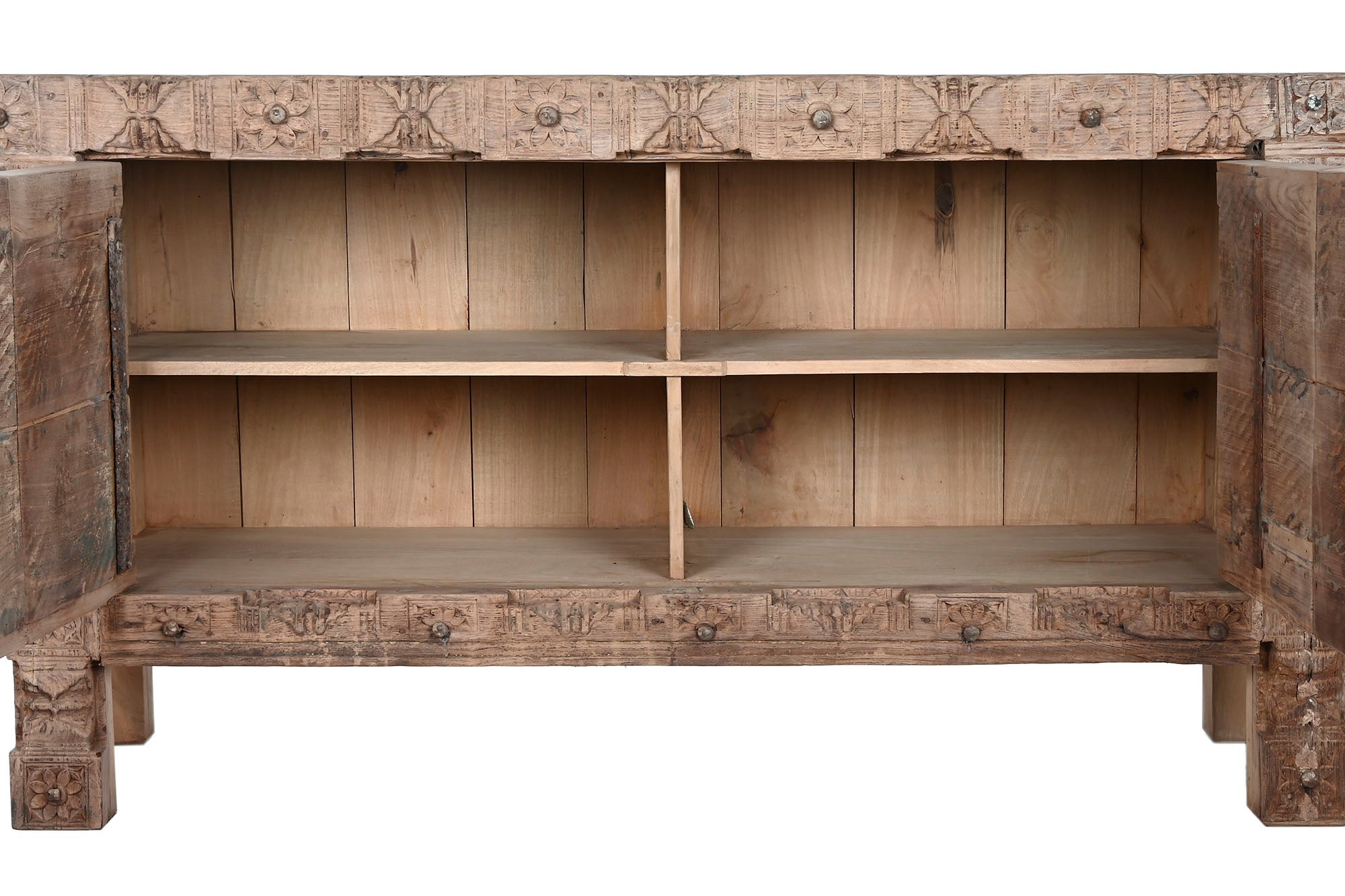 Aparador de madeira 167X51X92 92,60 sortimento de peças únicas