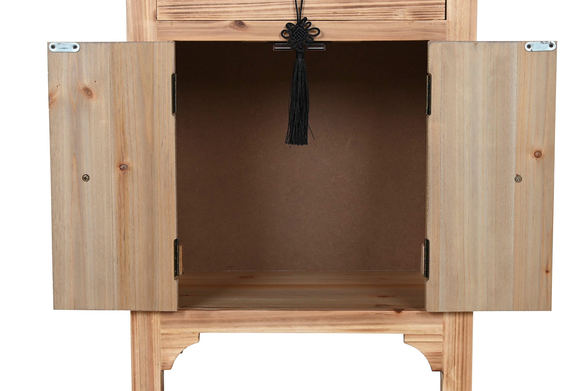 Mesita De Noche Abeto Mdf 45X34X66 11,00 Oriental