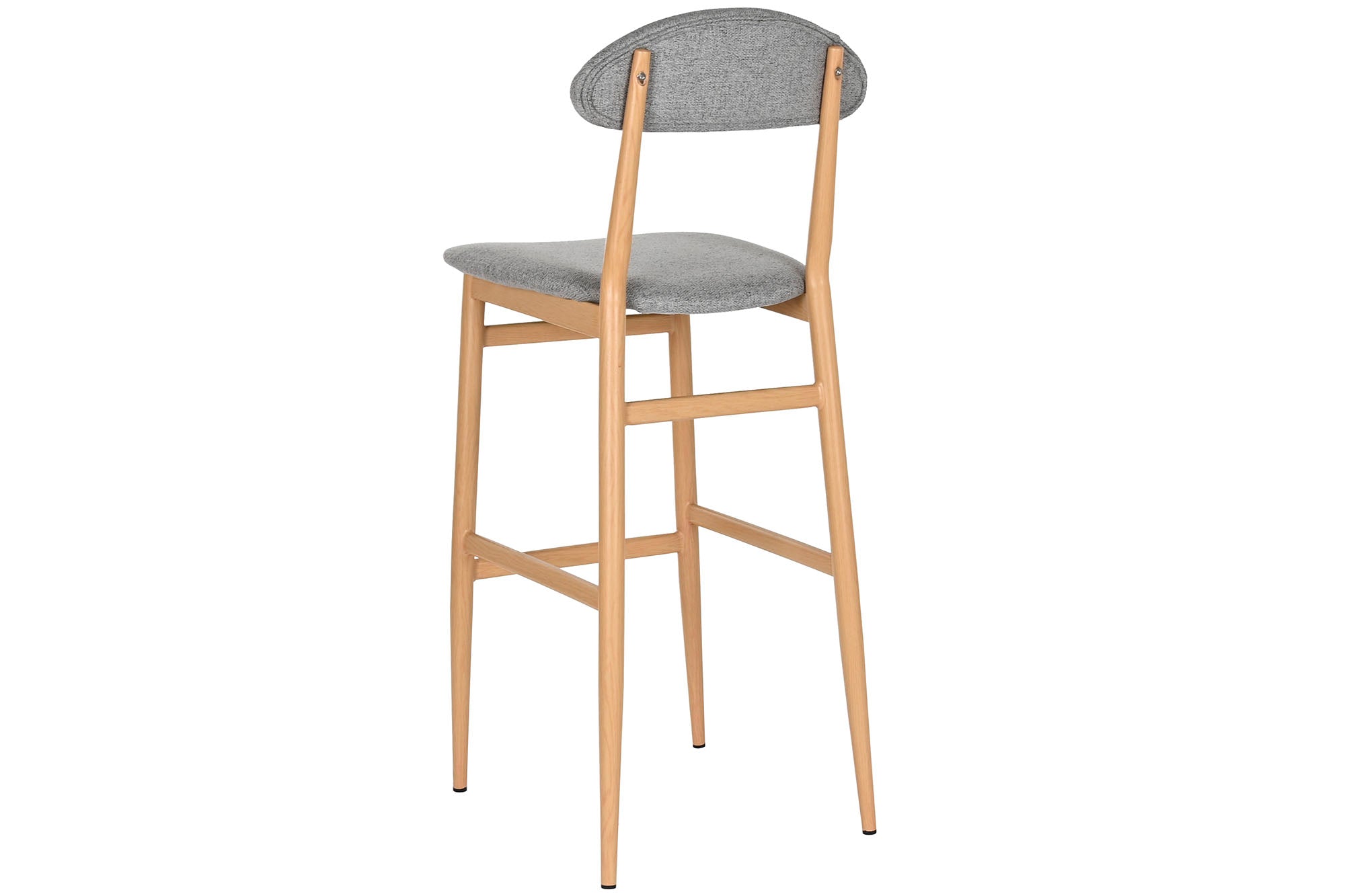 Polyester Metal Stool 43X47X108 Light Grey