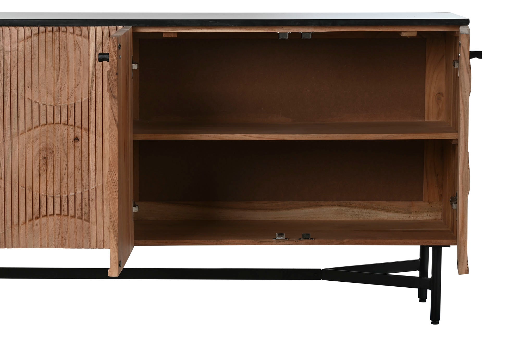 Buffet Acacia Marmol 175X40X76 86,72 Negro