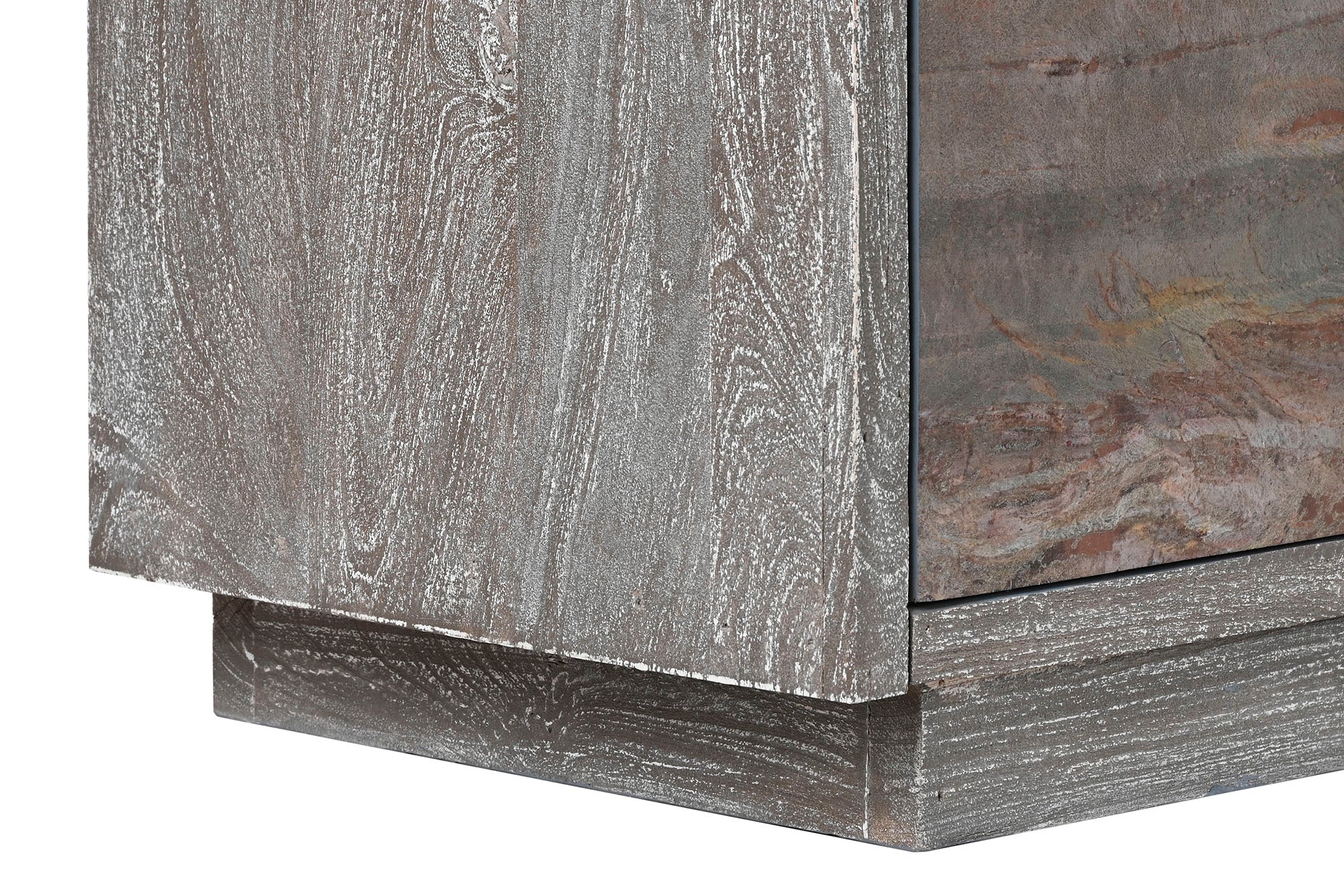 Buffet Mango Stone 175X40X81 Cinza Áspero