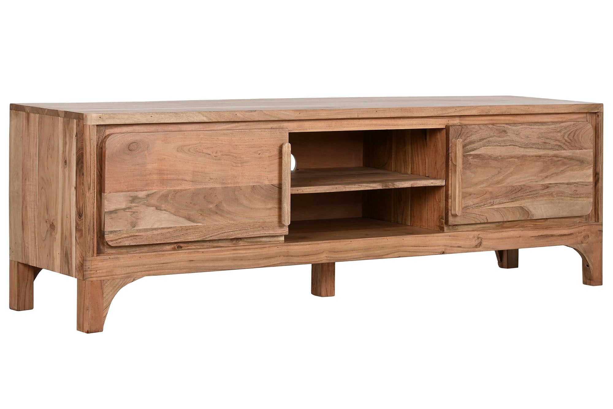 Mueble Tv Acacia 160X40X50 41,10 Marron Claro