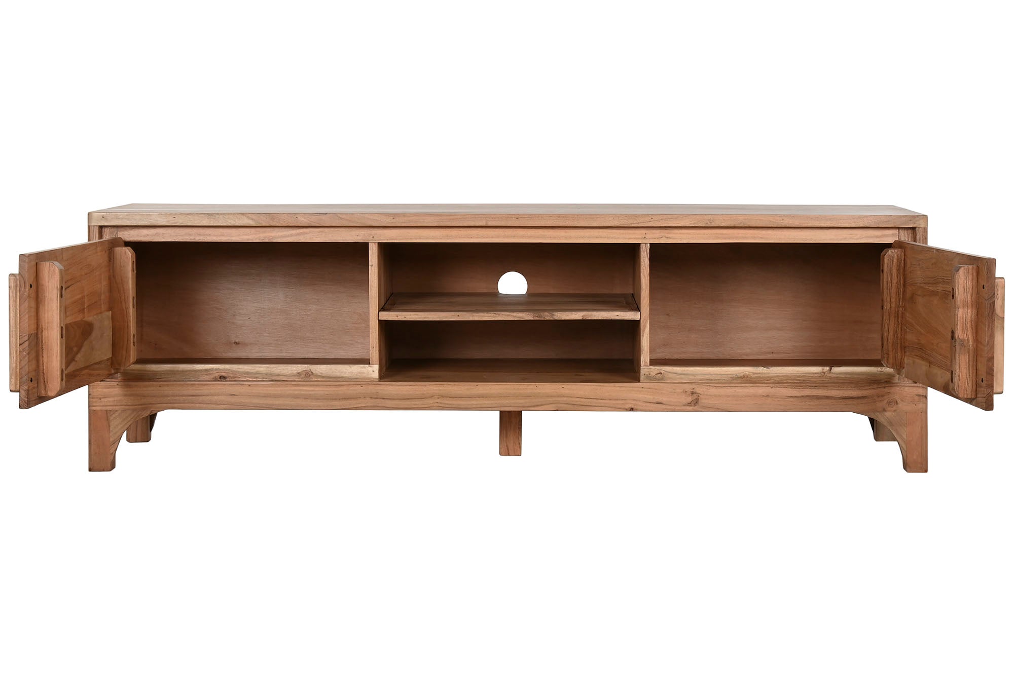 Mueble Tv Acacia 160X40X50 41,10 Marron Claro