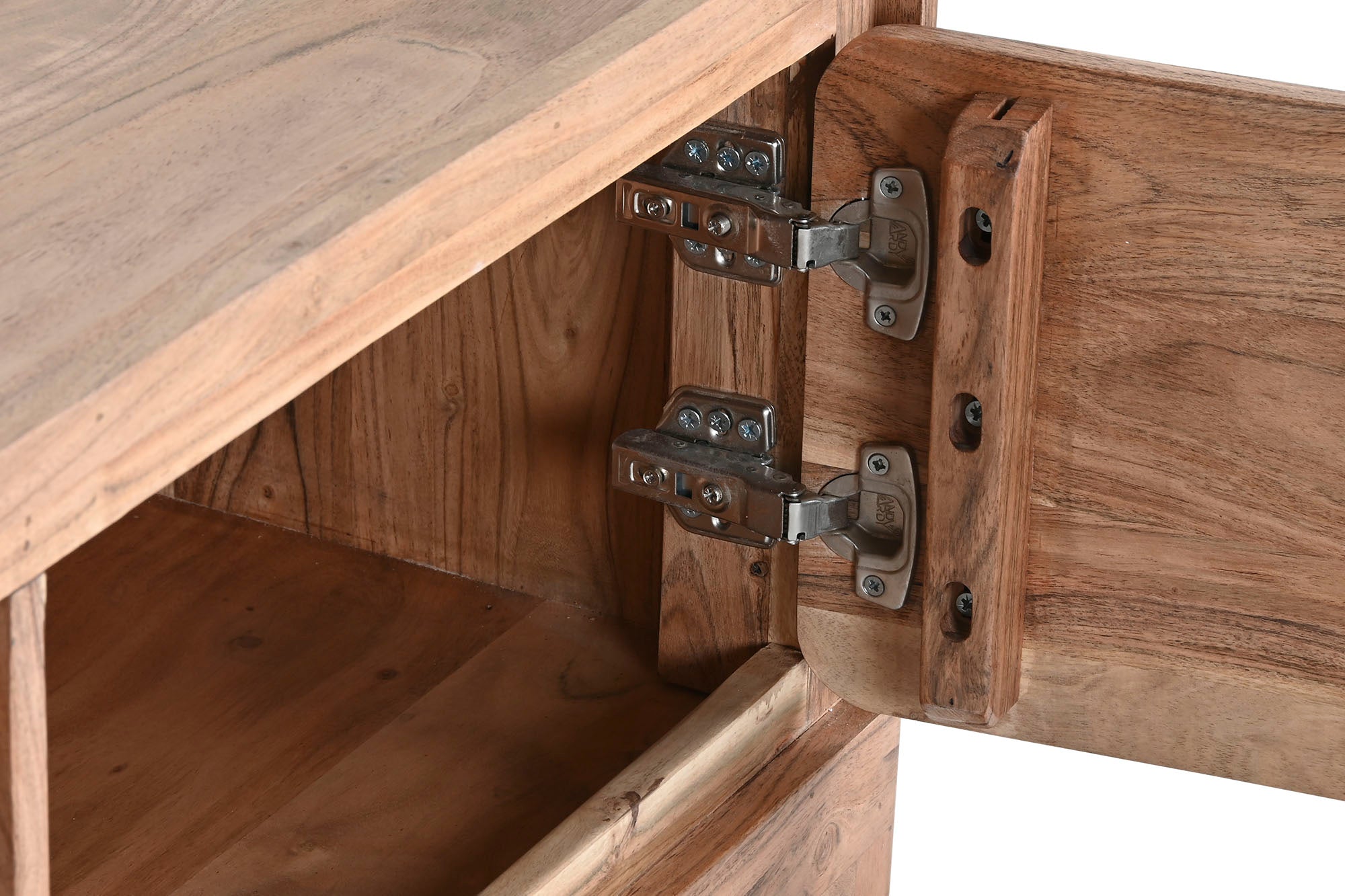 Mueble Tv Acacia 160X40X50 41,10 Marron Claro