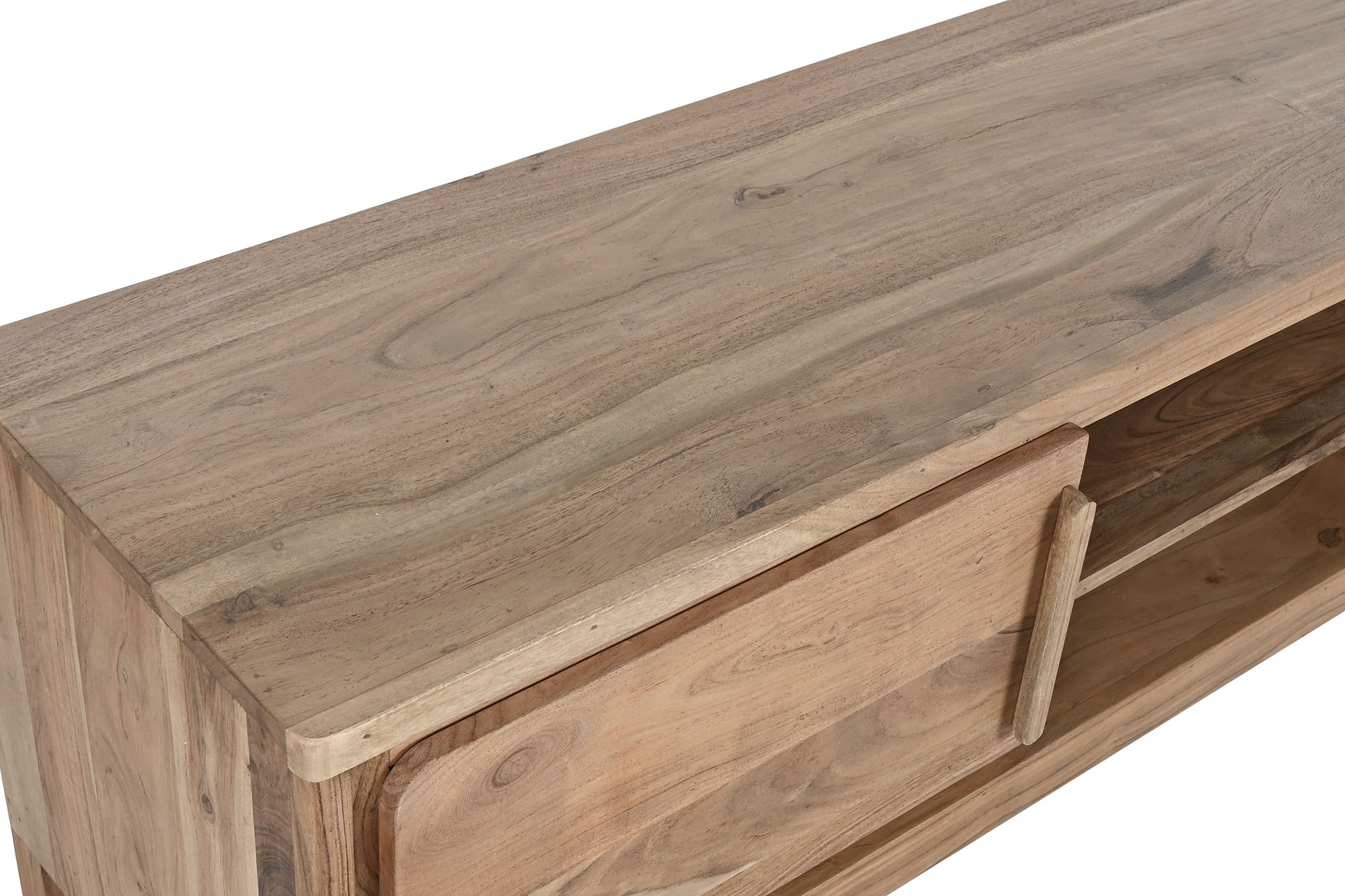 Mueble Tv Acacia 160X40X50 41,10 Marron Claro