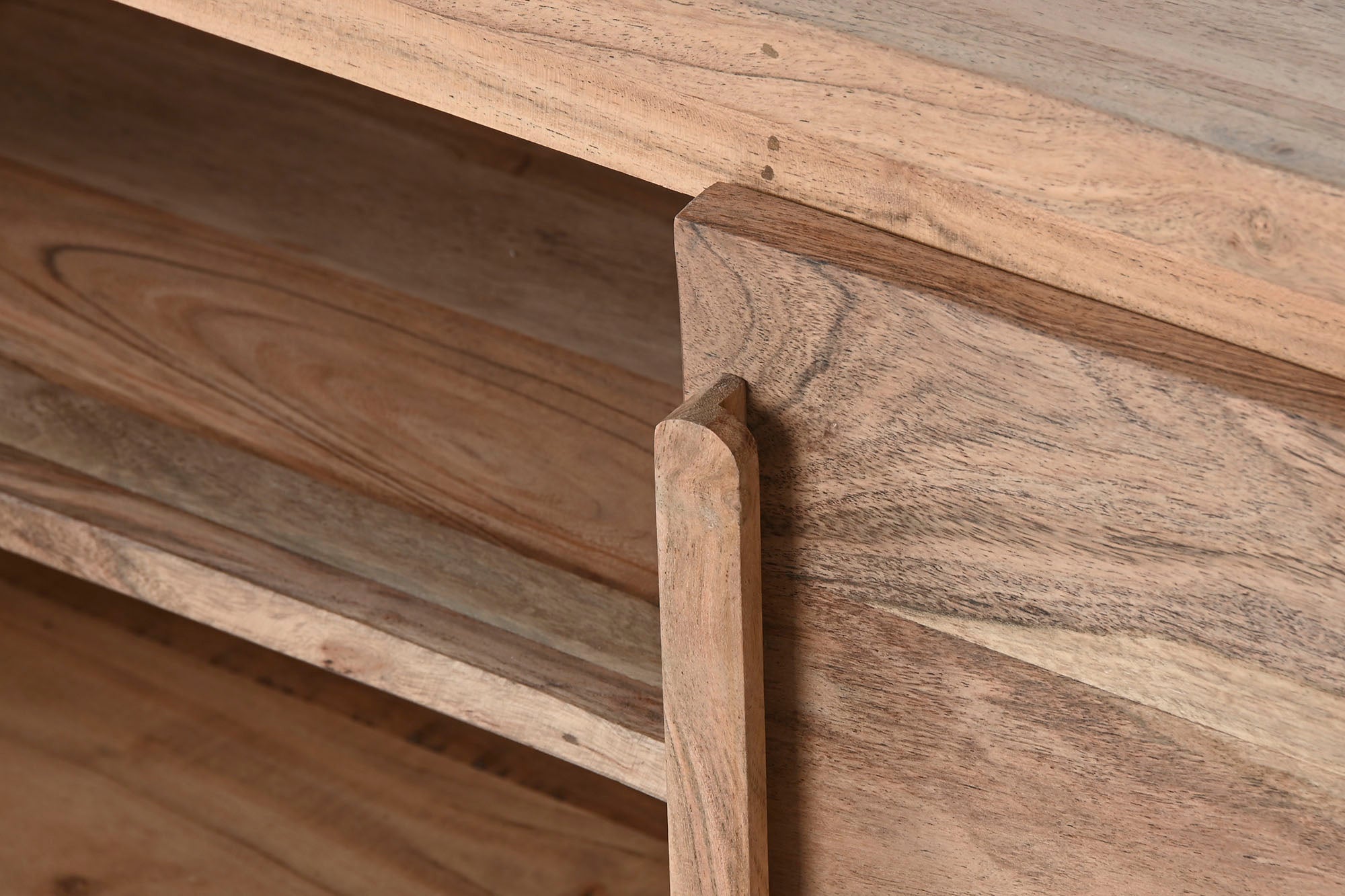 Mueble Tv Acacia 160X40X50 41,10 Marron Claro