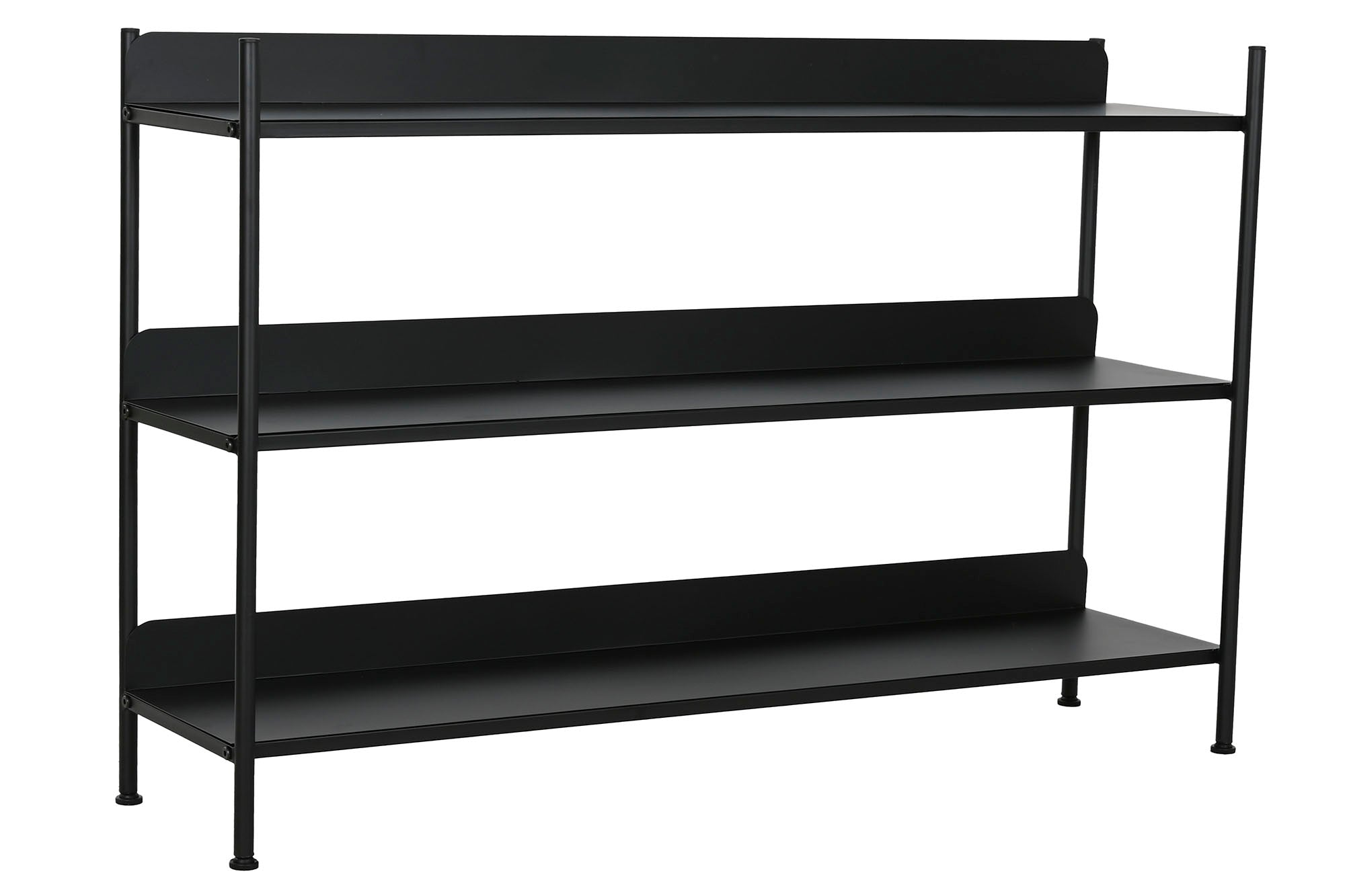 Metal Shelf 120X30X76 Black
