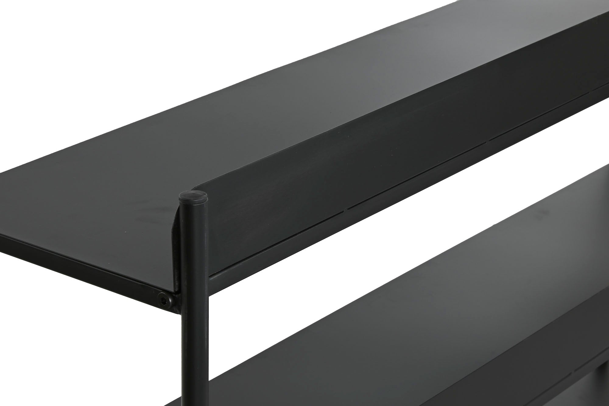 Metal Shelf 120X30X76 Black