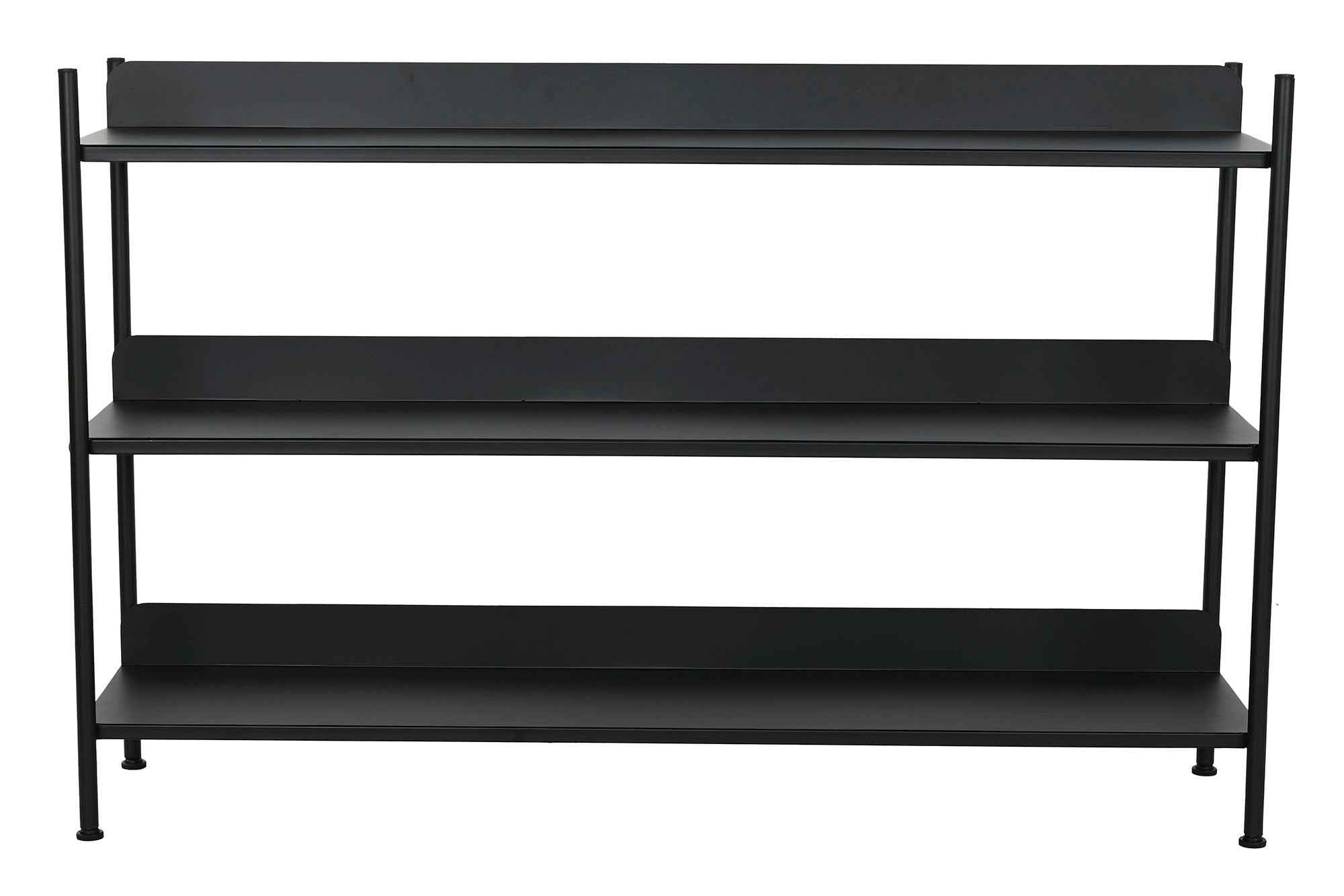 Metal Shelf 120X30X76 Black