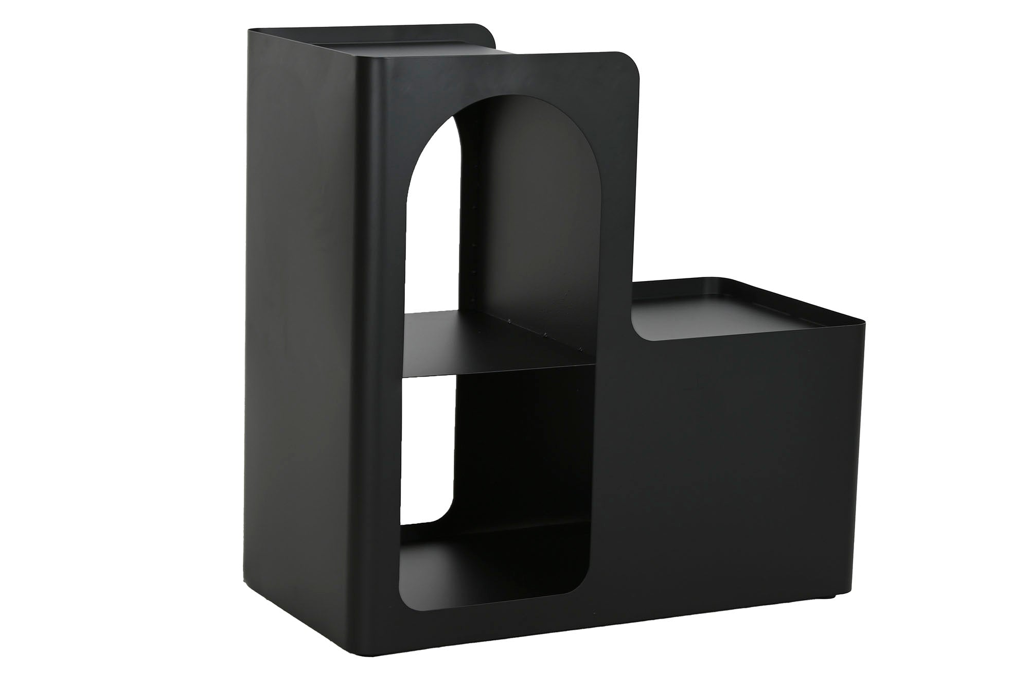 Metal Side Table 60x30x60 Black