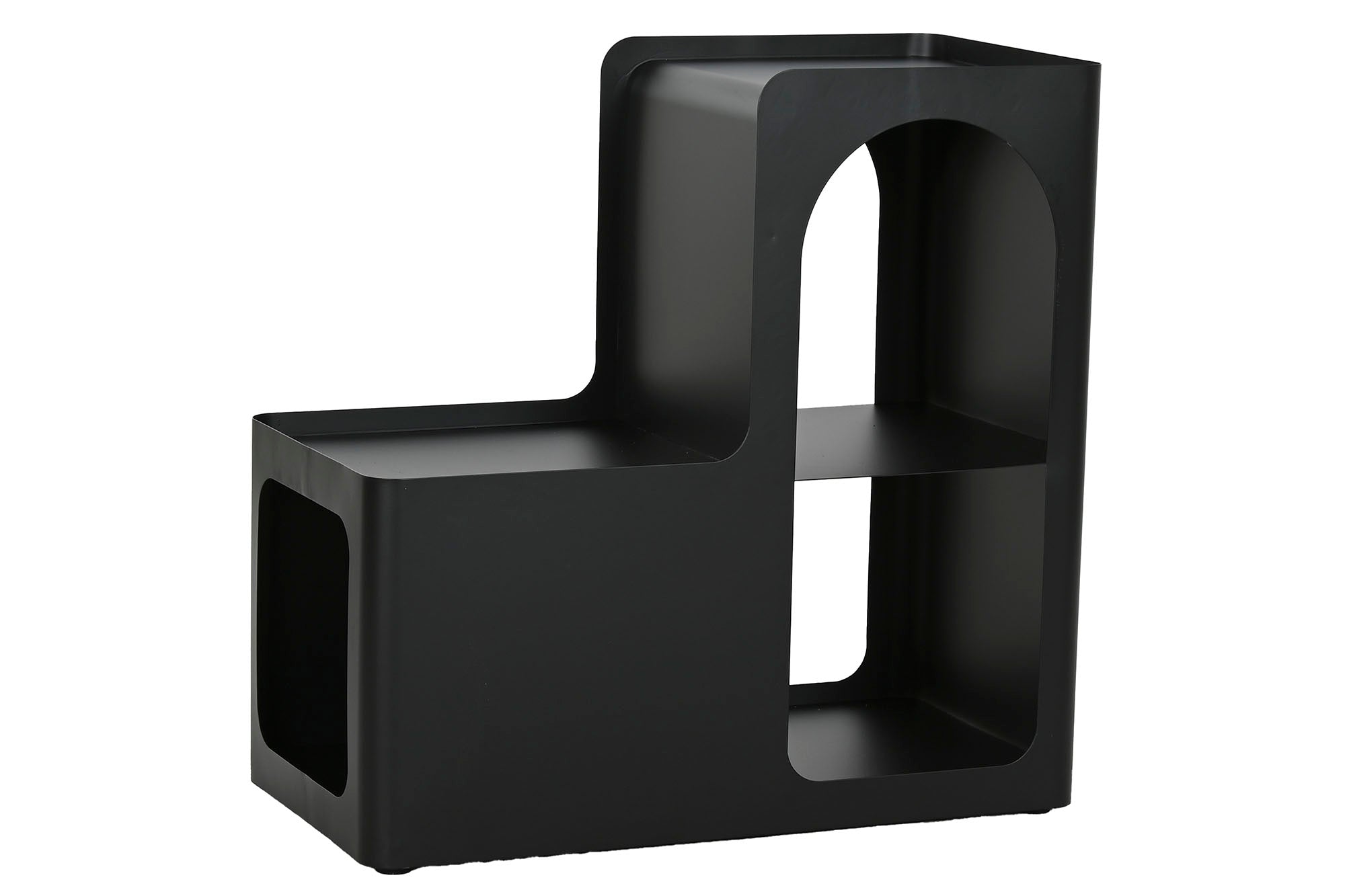 Metal Side Table 60x30x60 Black