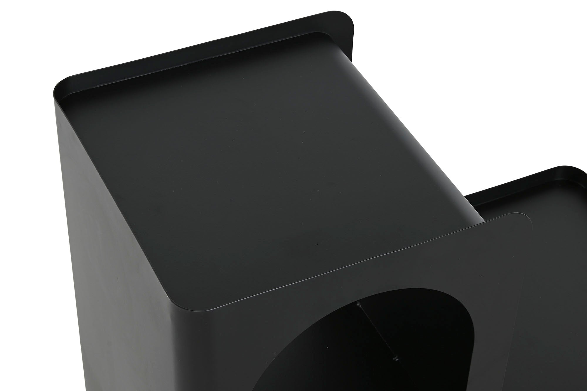 Metal Side Table 60x30x60 Black