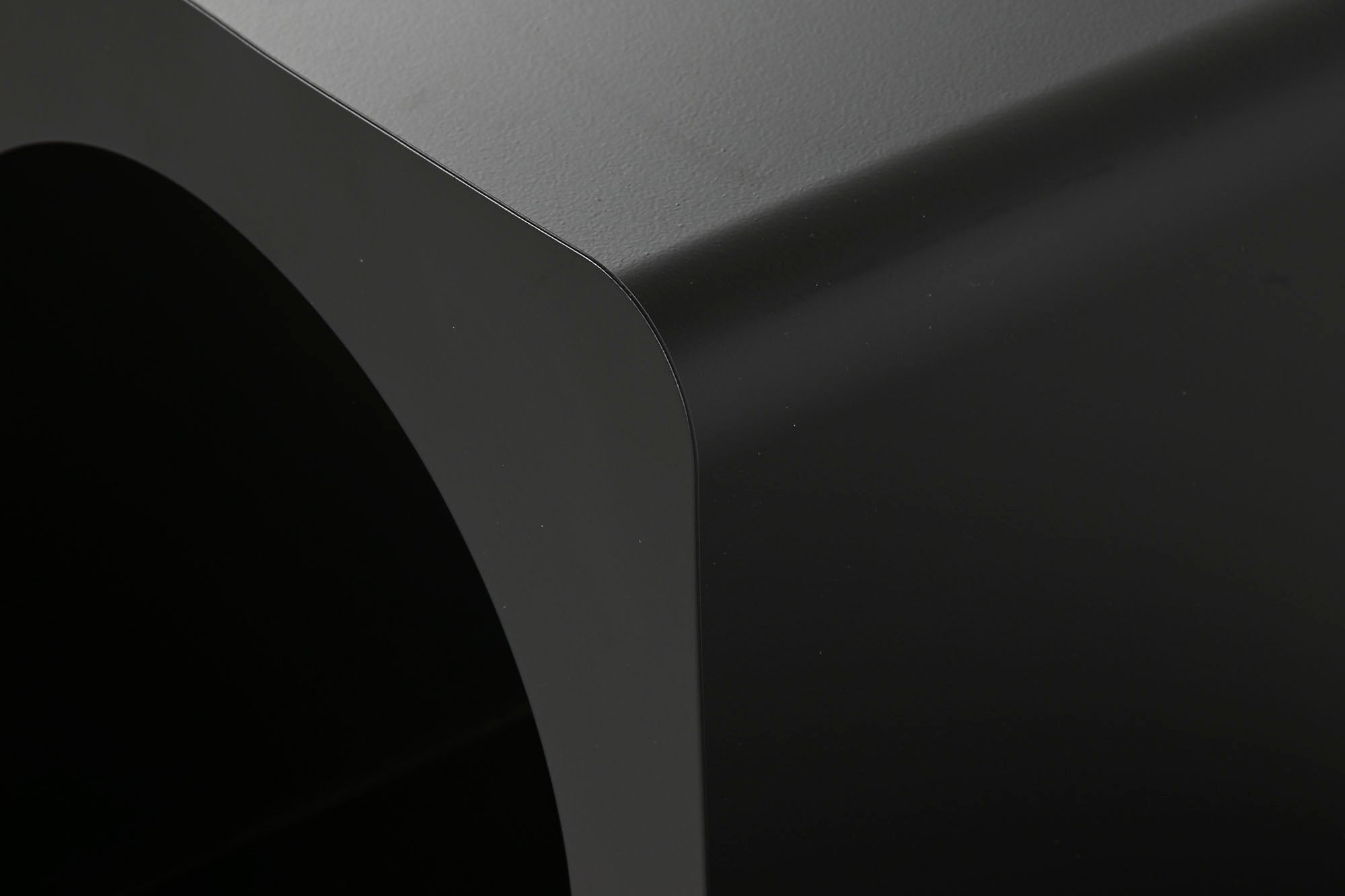 Metal Side Table 60x30x60 Black
