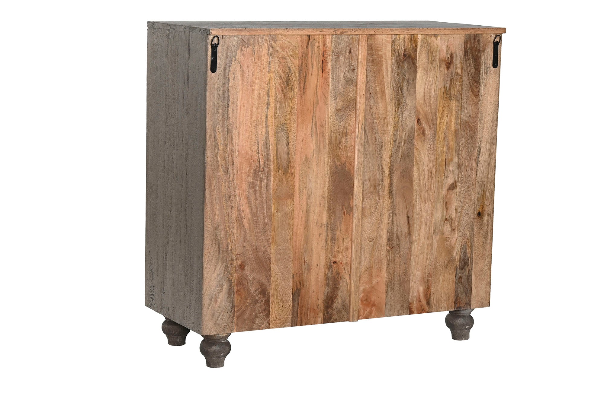 Aparador Madera 91,5X40X90 Tallado Gris