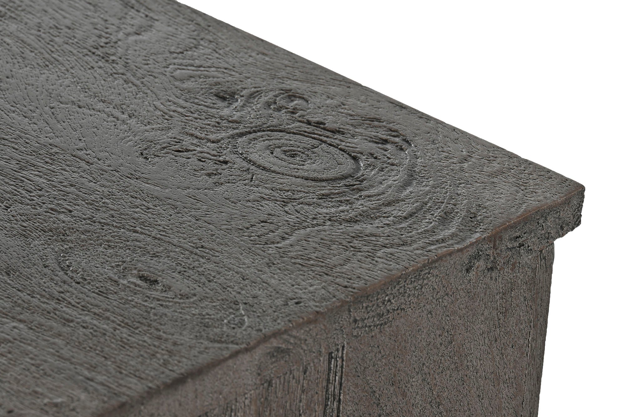 Aparador Madera 91,5X40X90 Tallado Gris