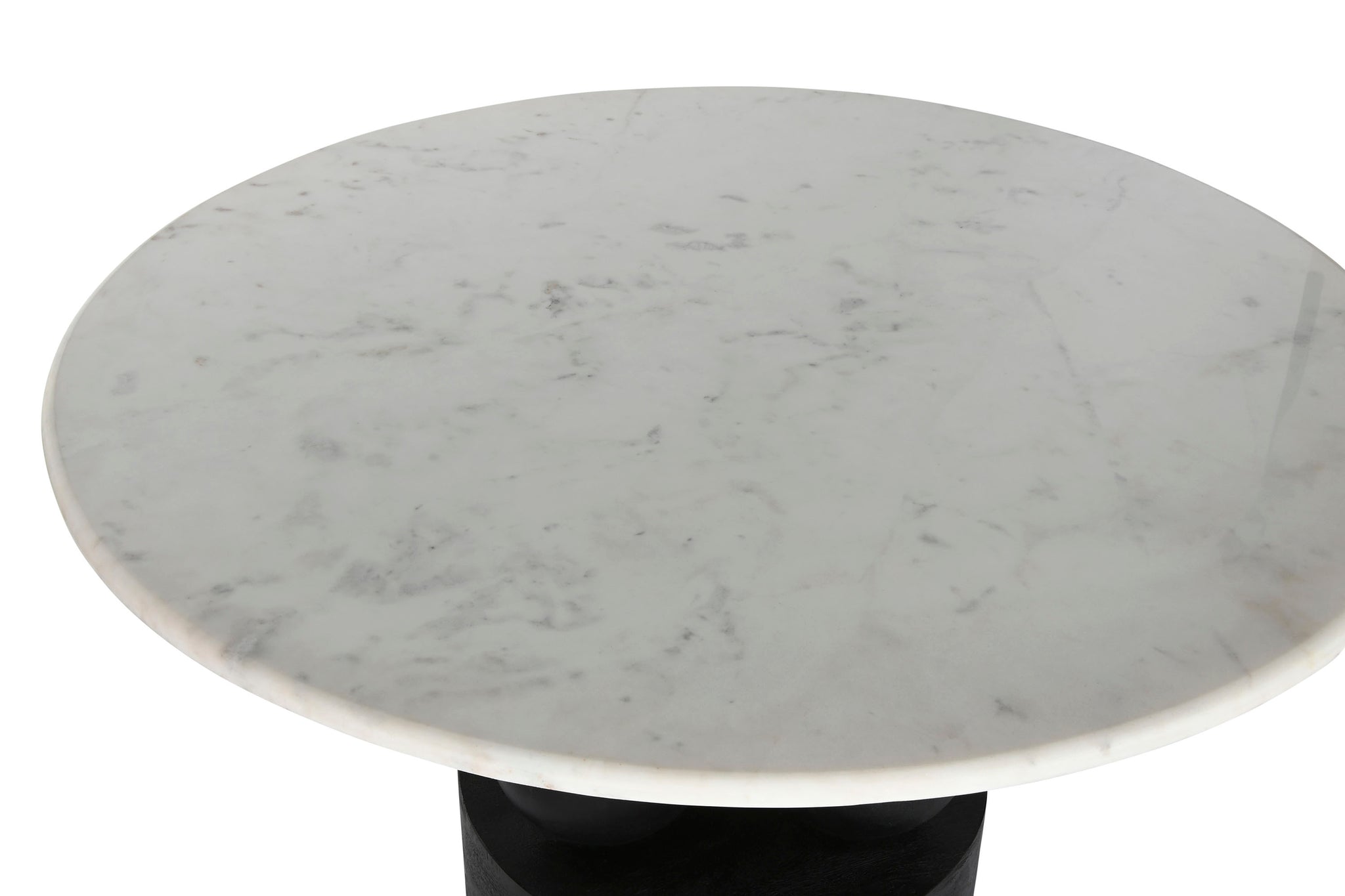 Mesa de Jantar Redonda de Mármore Mango 120X120X76