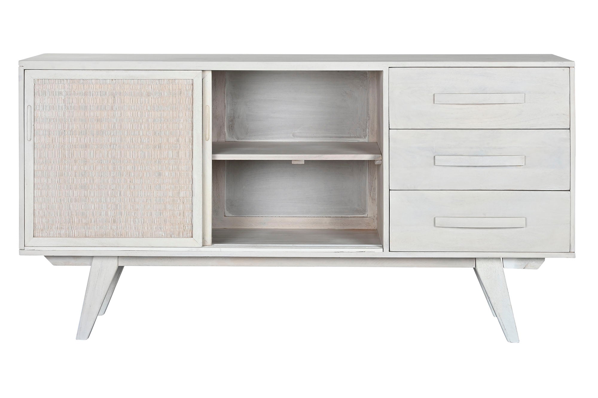 Buffet Mango Ratan 155X40X80 Branco-sujo