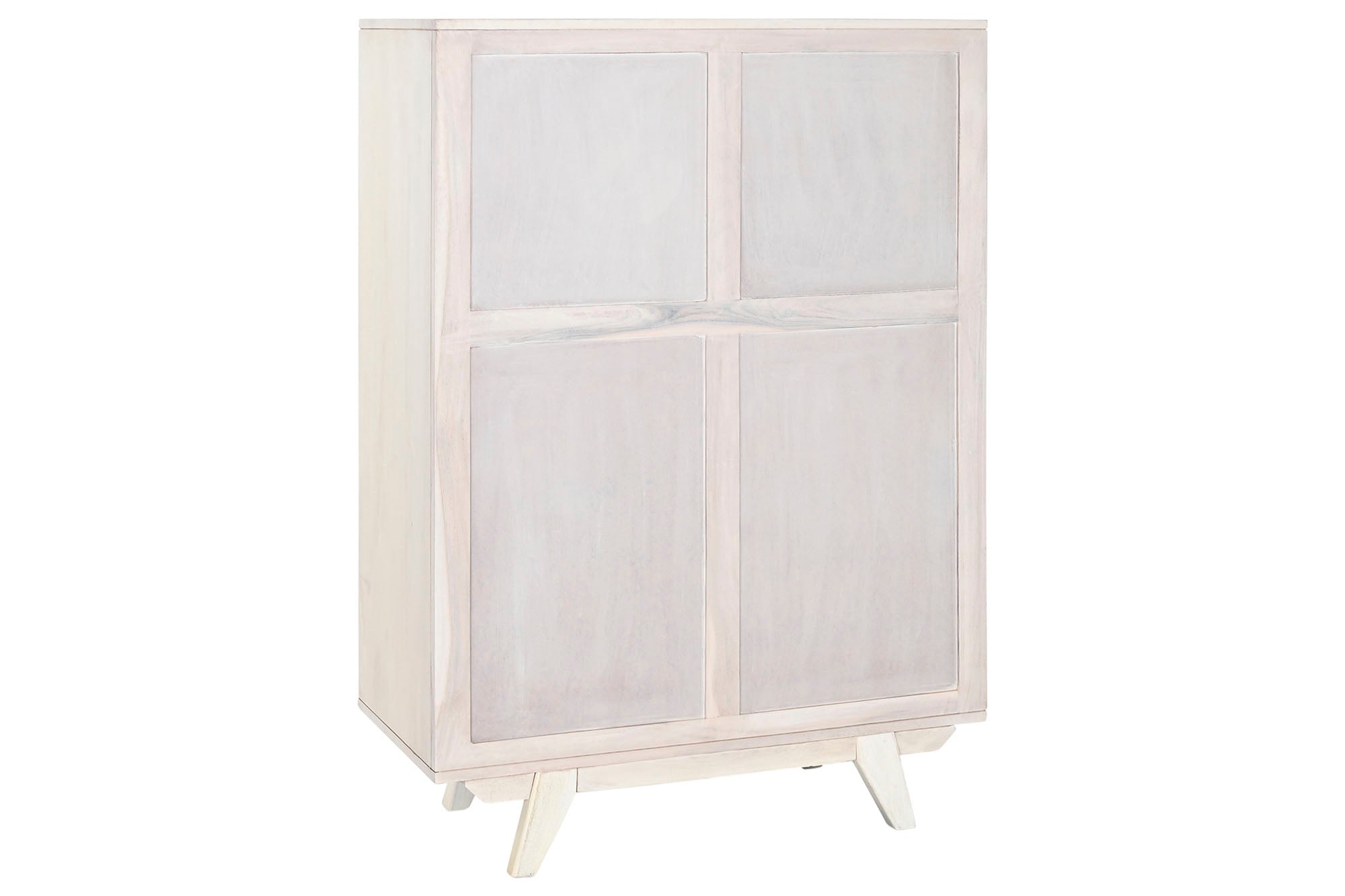 Mueble Bar Mango Ratan 85X40X123 Blanco Roto