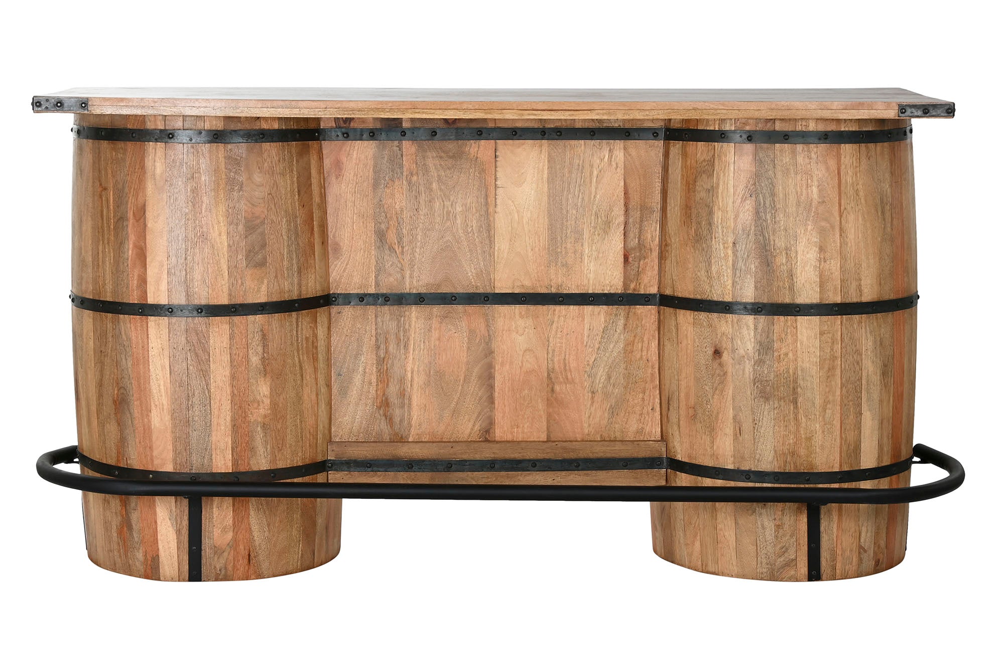 Mueble Bar Mango Metal 180X60X100 Barril