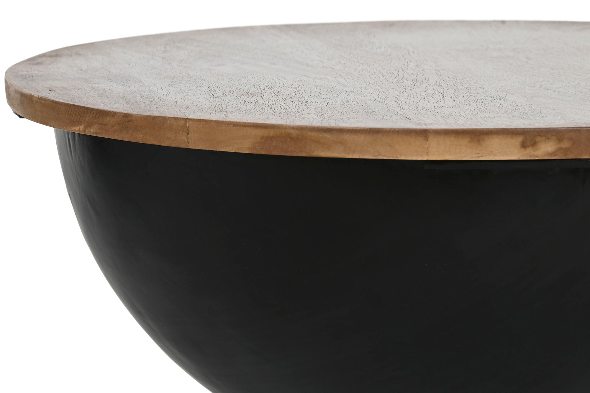 Mesa Centro Set 2 Mango Metal 60X60X28