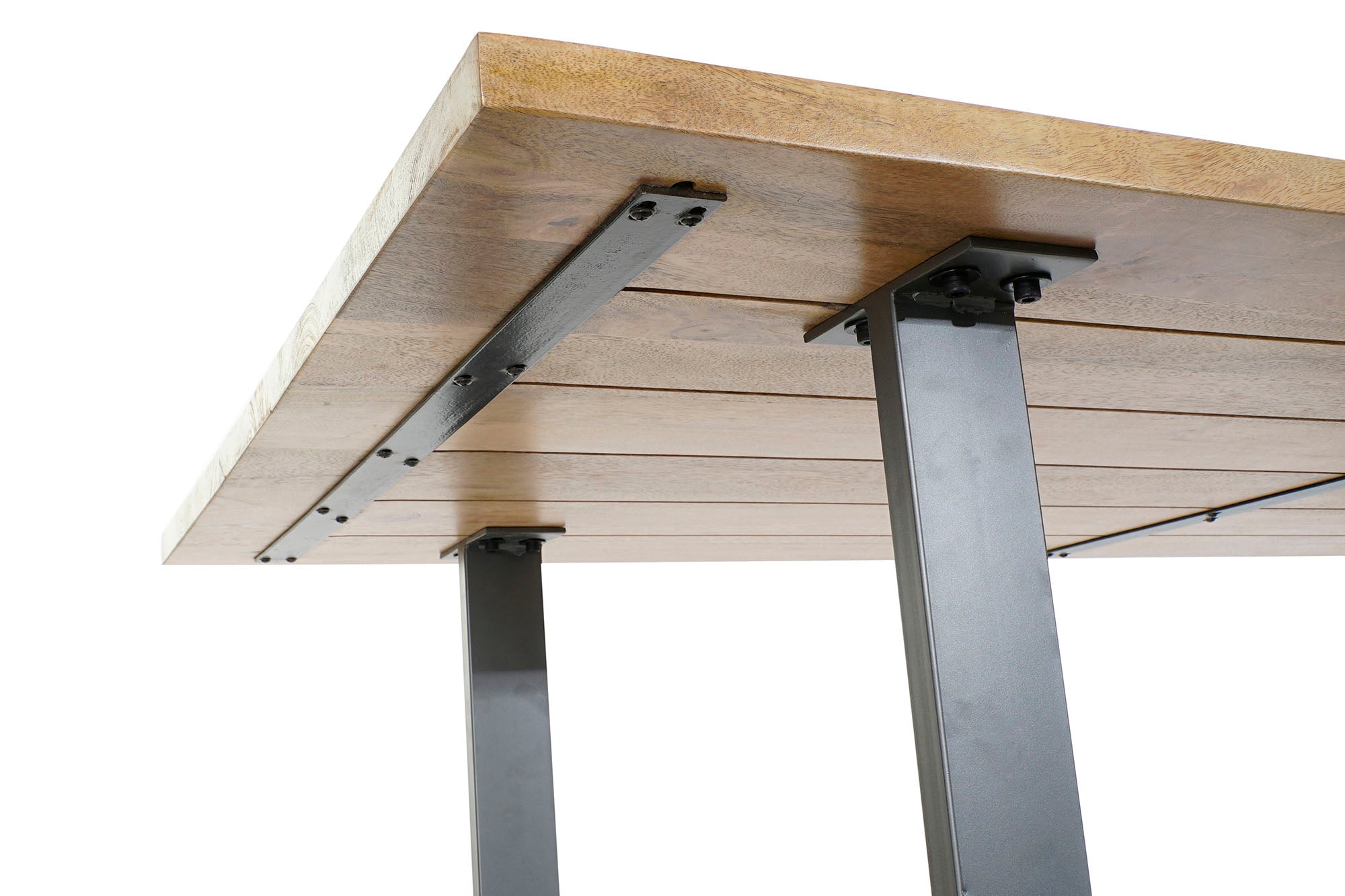 Mesa de Jantar em Metal Mango 200X100X76 4,40 Natural