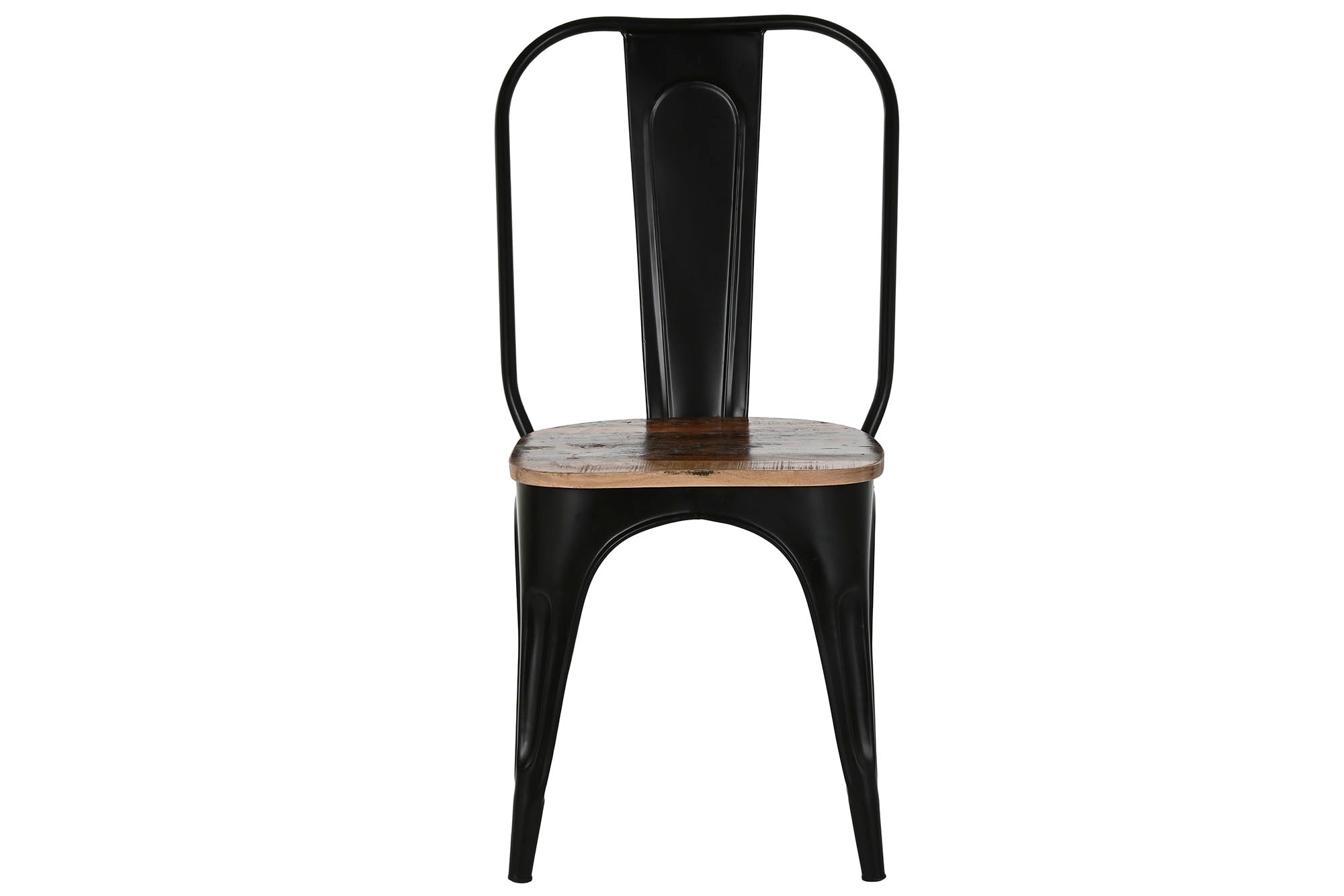 Metal Wood Chair 44X43X92 Black
