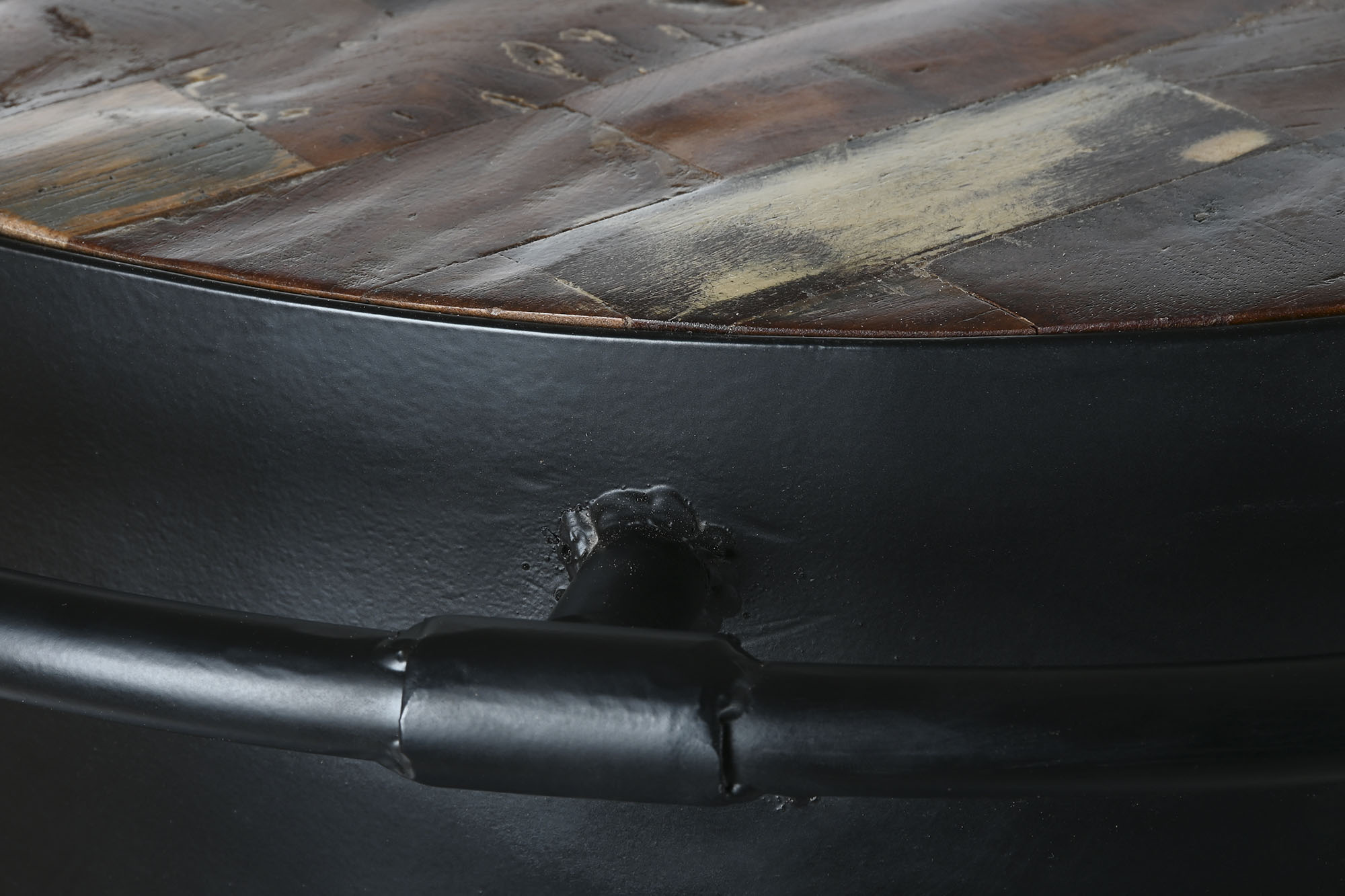 Mueble Bar Metal Madera 165X60X106 Negro