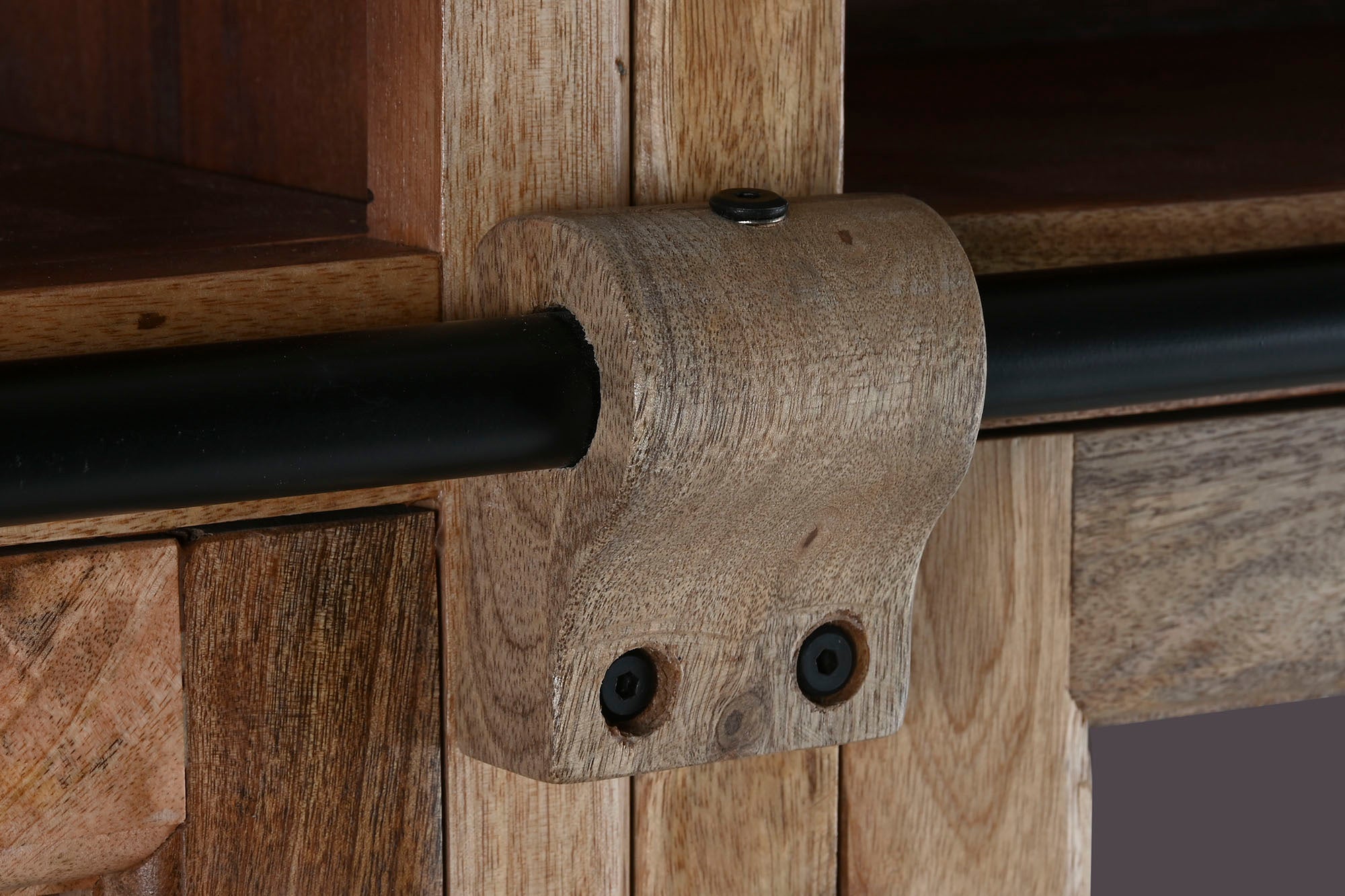 Estanteria Mango Metal 248X36X221 Escalera Natural