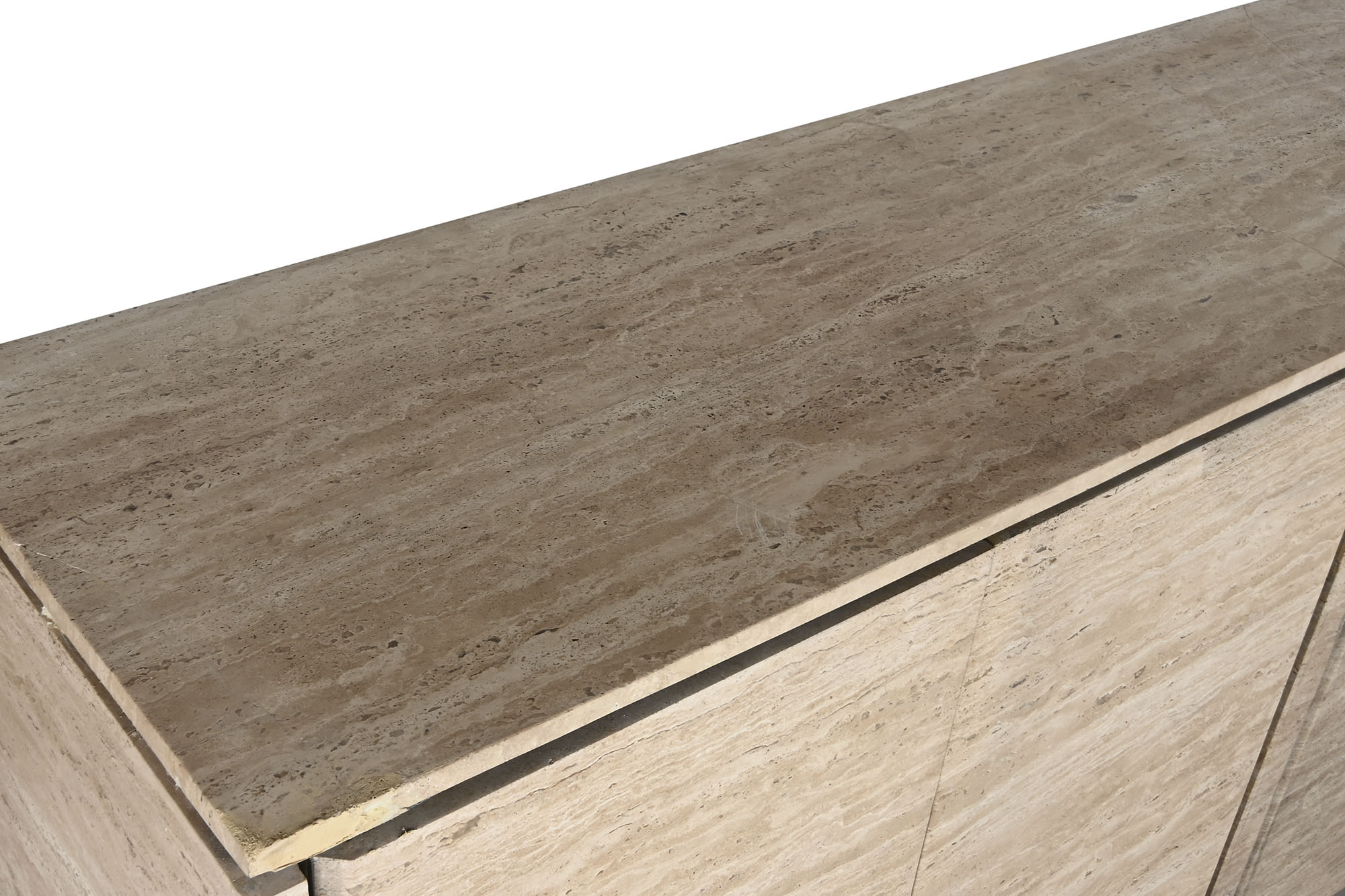 Marble Wood Buffet 180X40X85 Natural Travertine