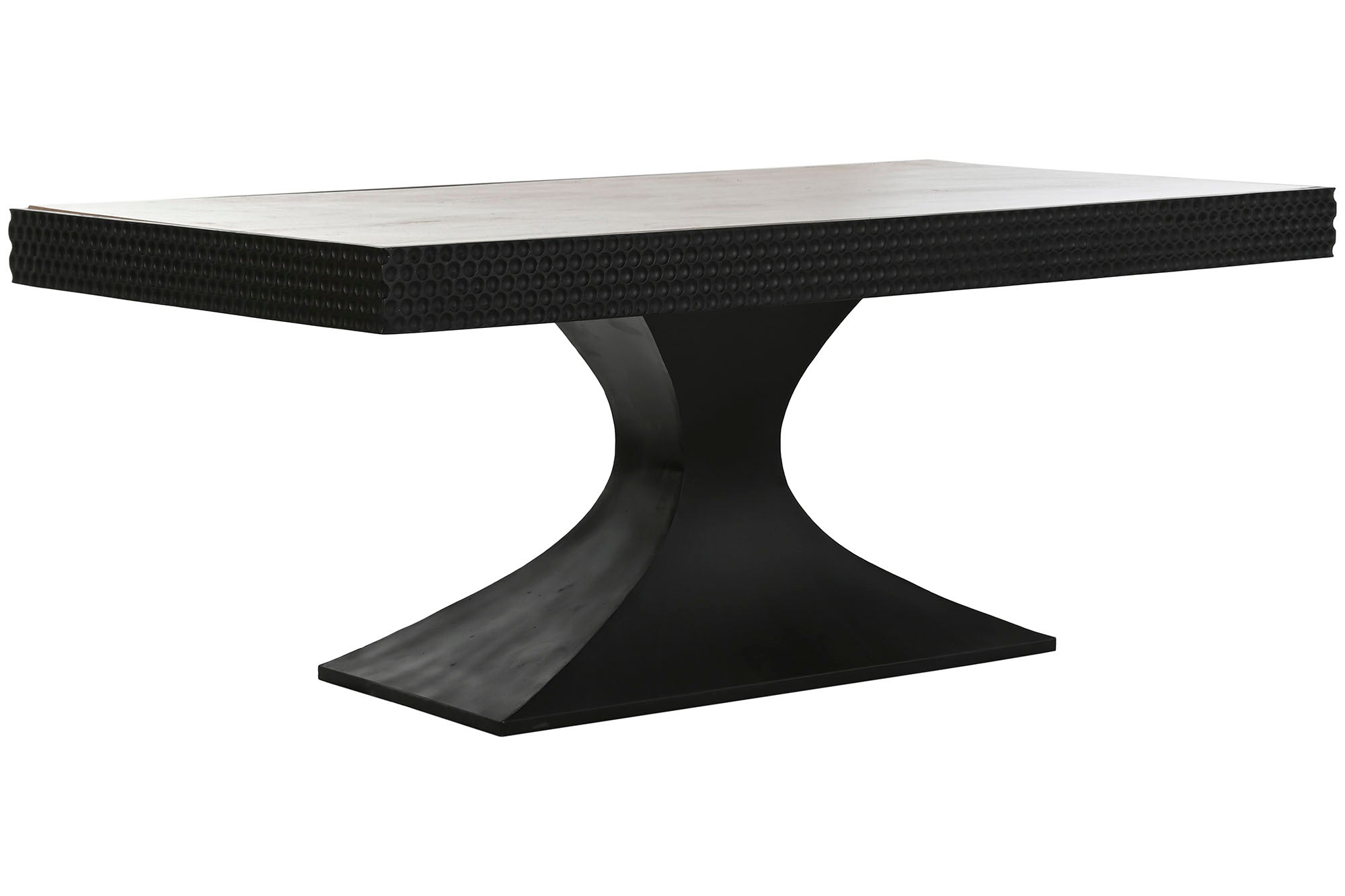 Mesa Comedor Madera Marmol 200X100X76 Travertino