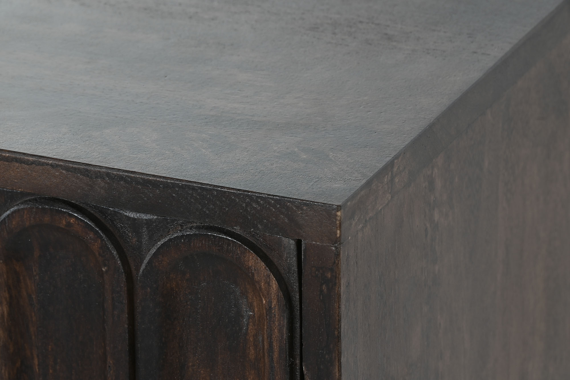 Puxador de metal para buffet 157,5 x 47 x 76,2 marrom escuro