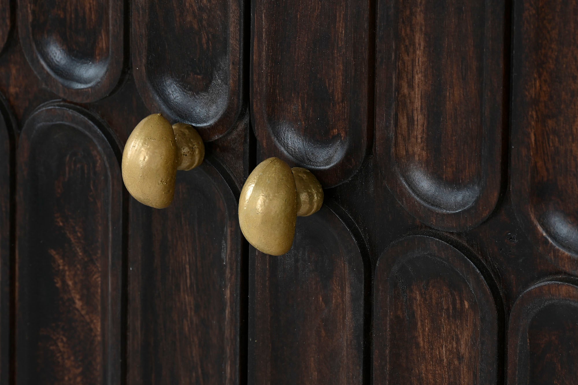 Puxador de metal para buffet 157,5 x 47 x 76,2 marrom escuro
