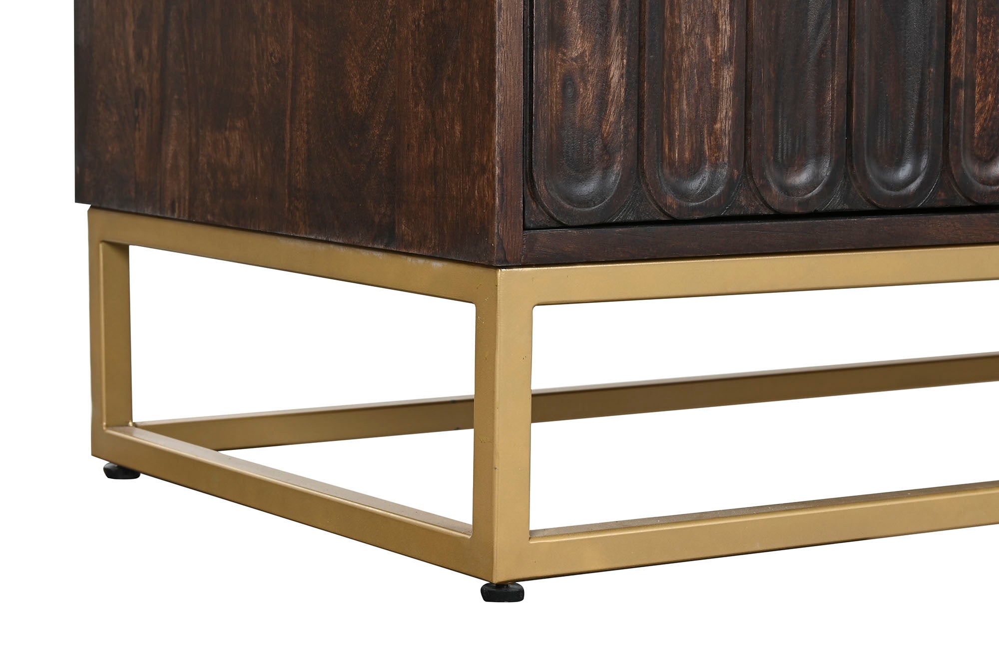 Buffet Mango Metal 157,5X47X76,2 Marron Oscuro