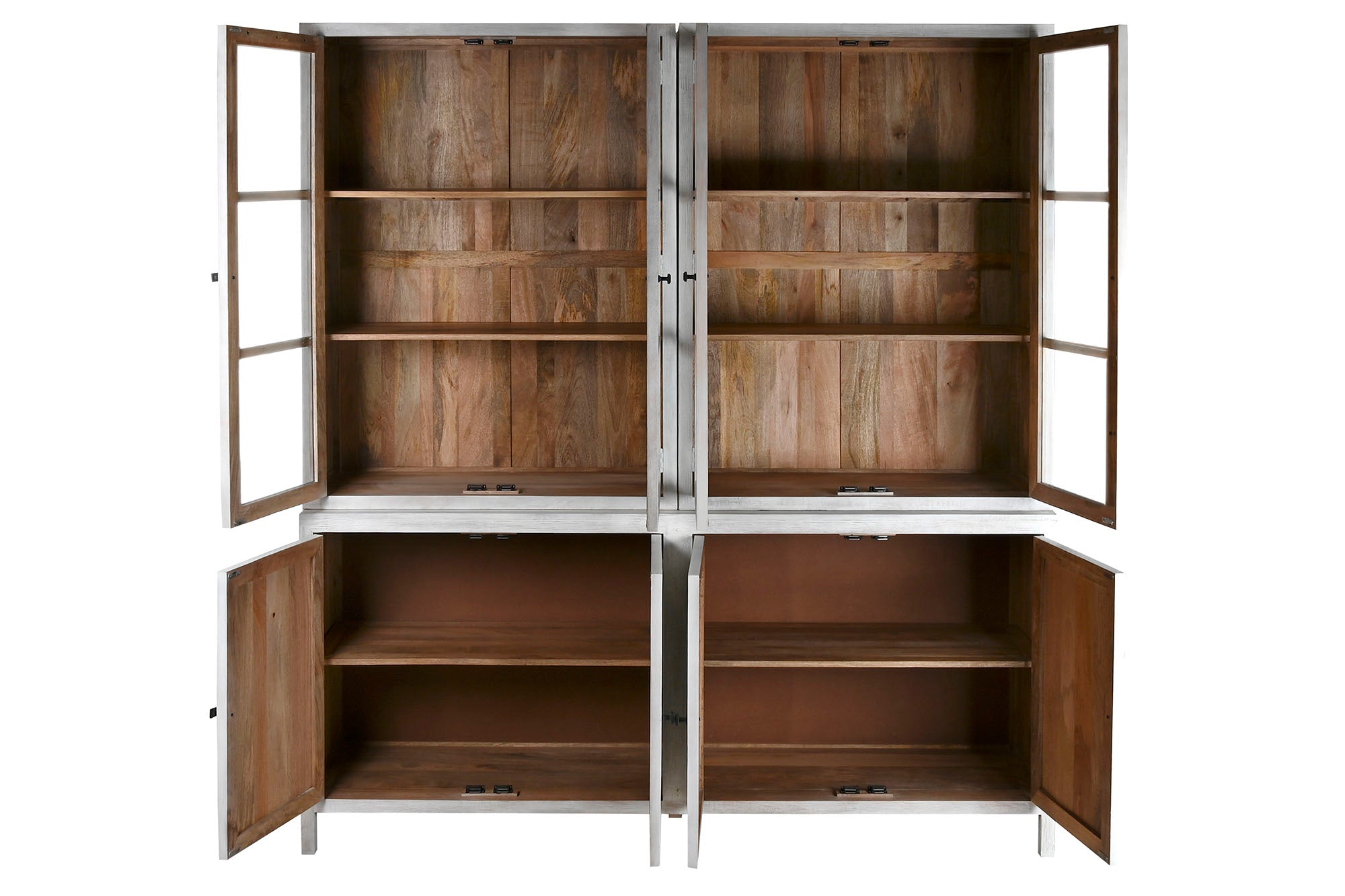 Vitrina Mango Cristal 200X45X230 Blanco