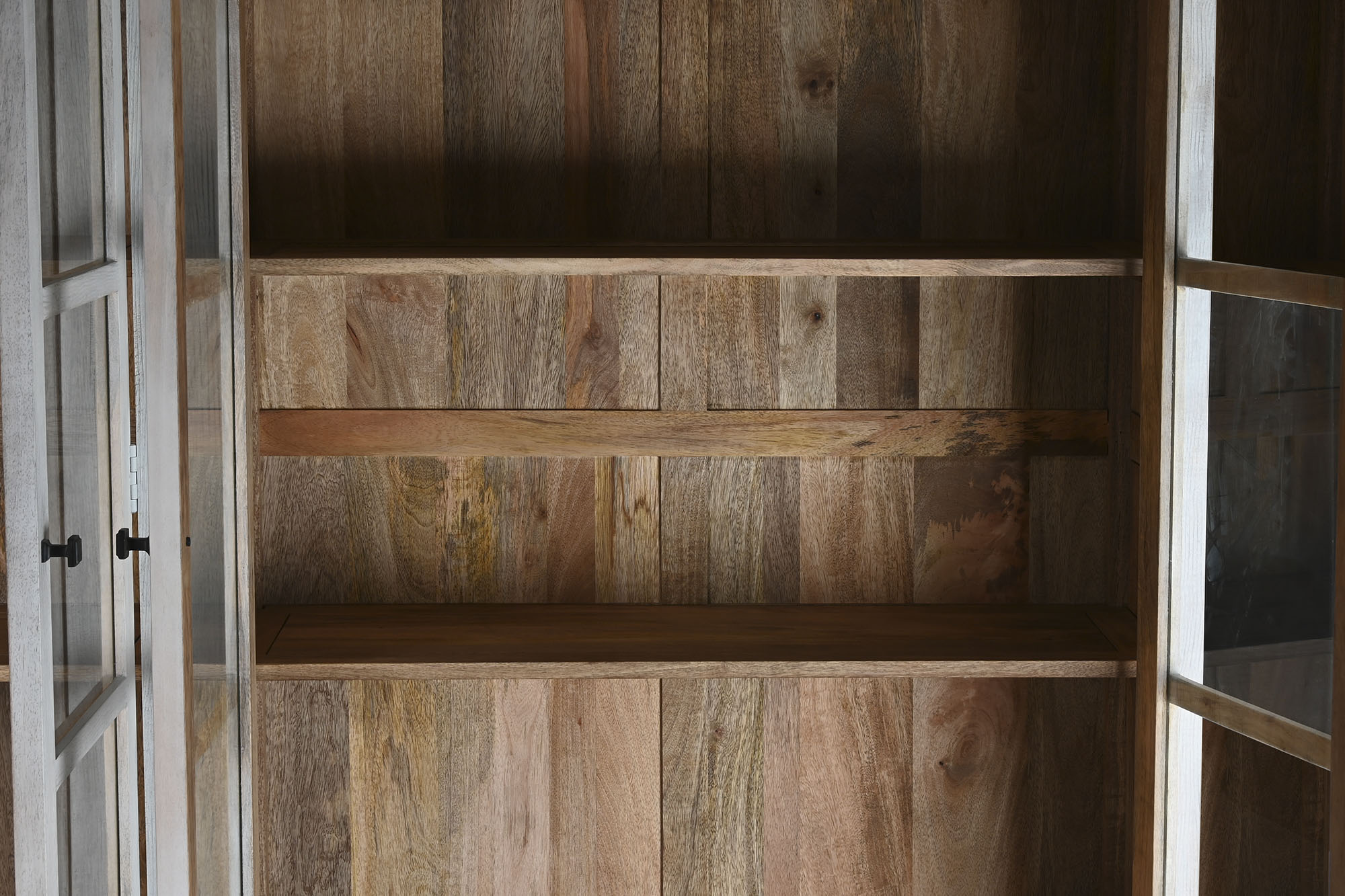 Vitrina Mango Cristal 200X45X230 Blanco