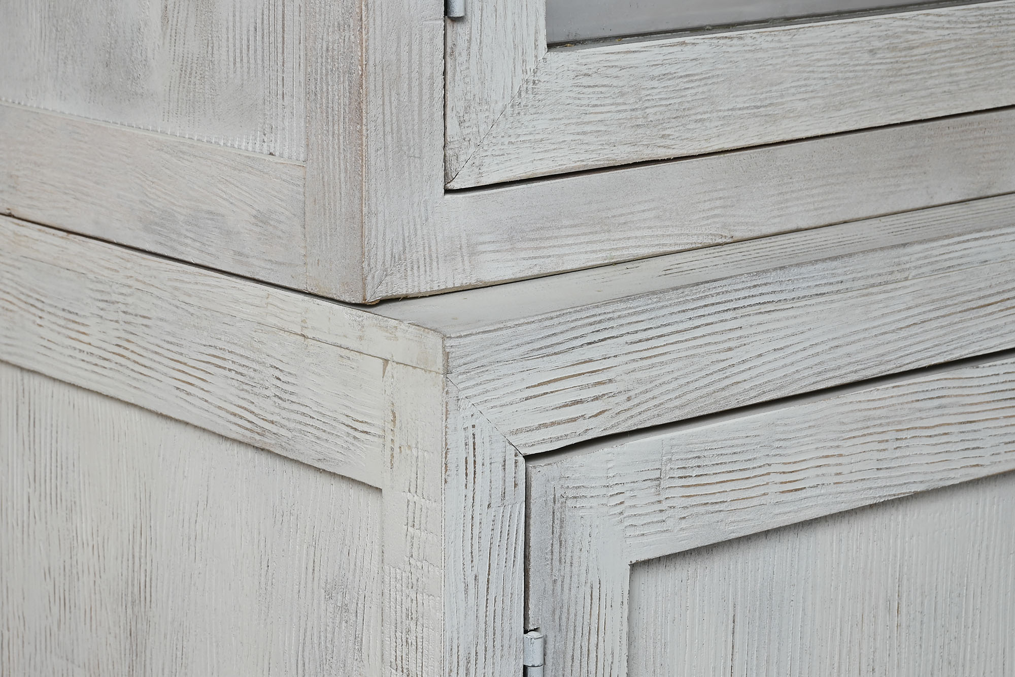 Vitrina Mango Cristal 200X45X230 Blanco