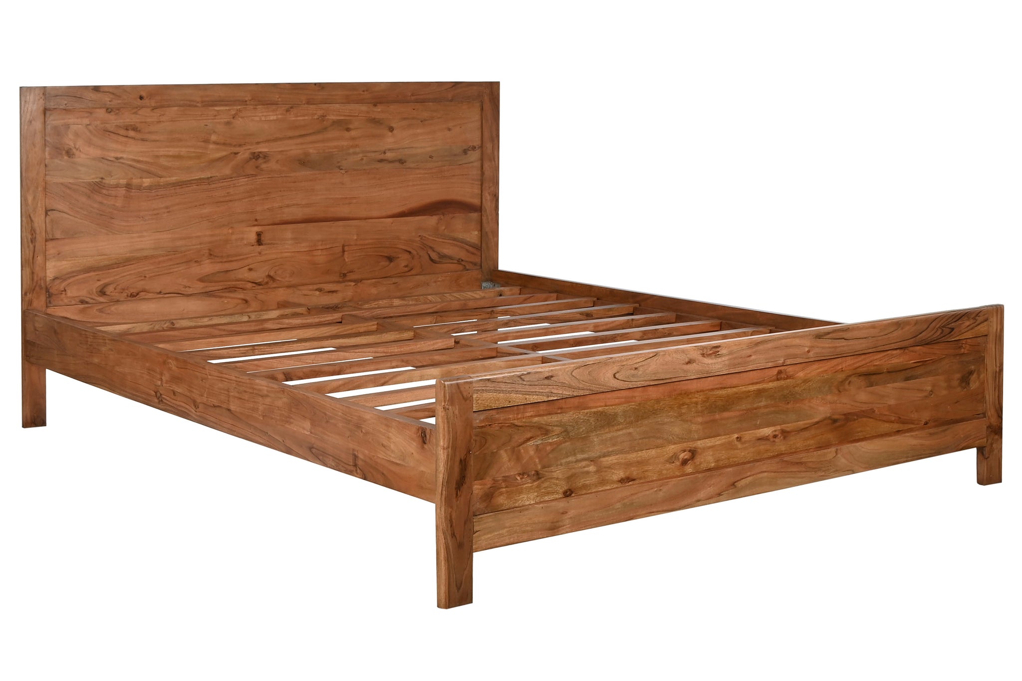 Cama Acacia 165X205X100 Cabecero Natural