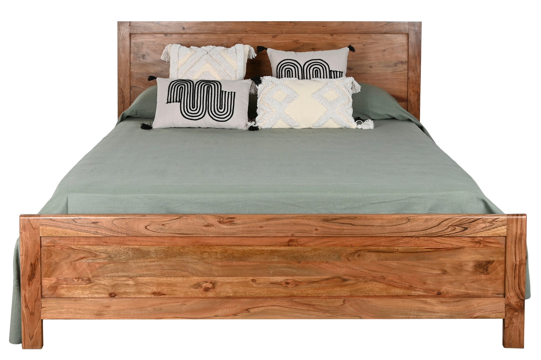 Cama Acacia 165X205X100 Cabecero Natural